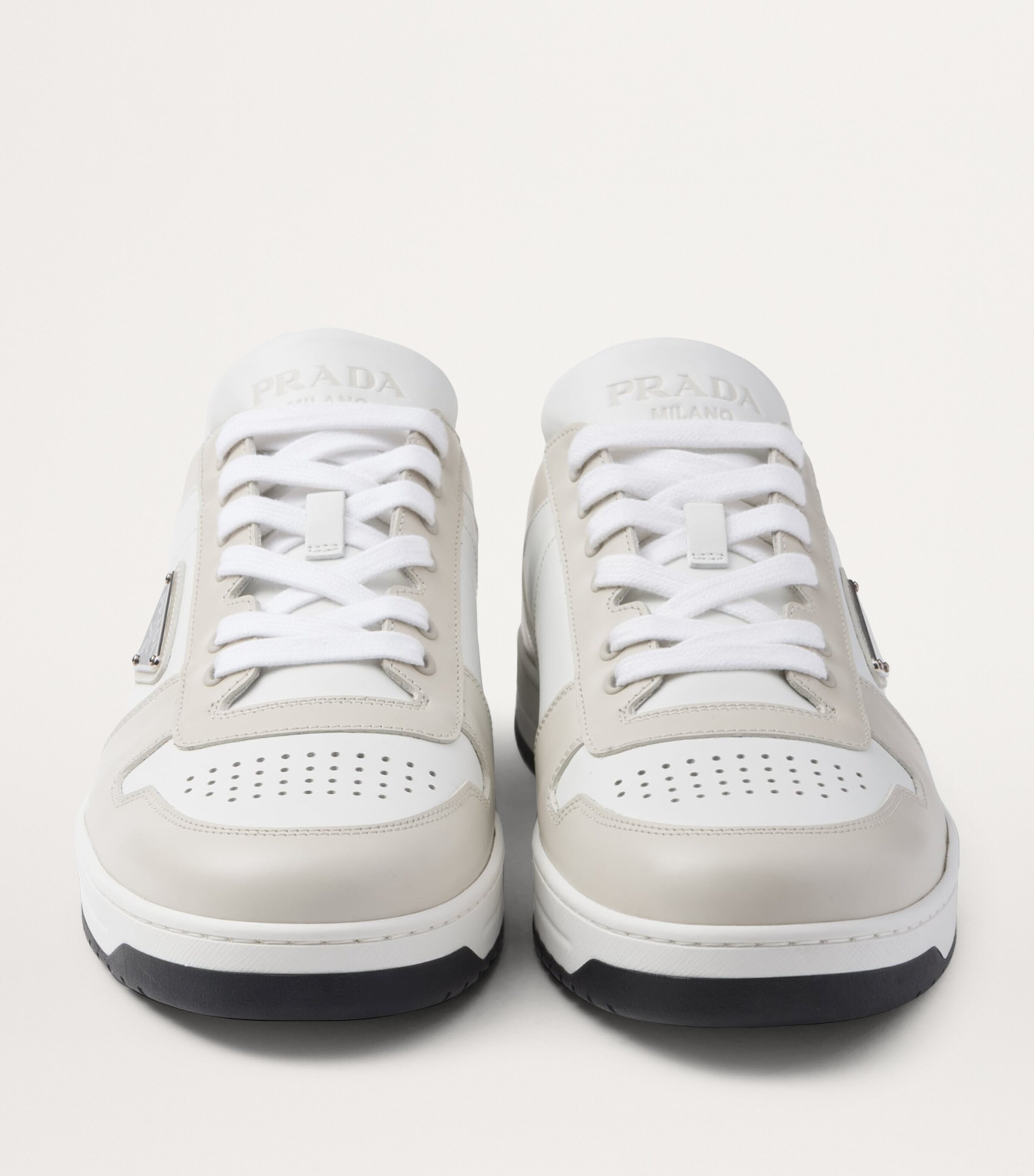 Prada Leather Downtown Sneakers Image 5