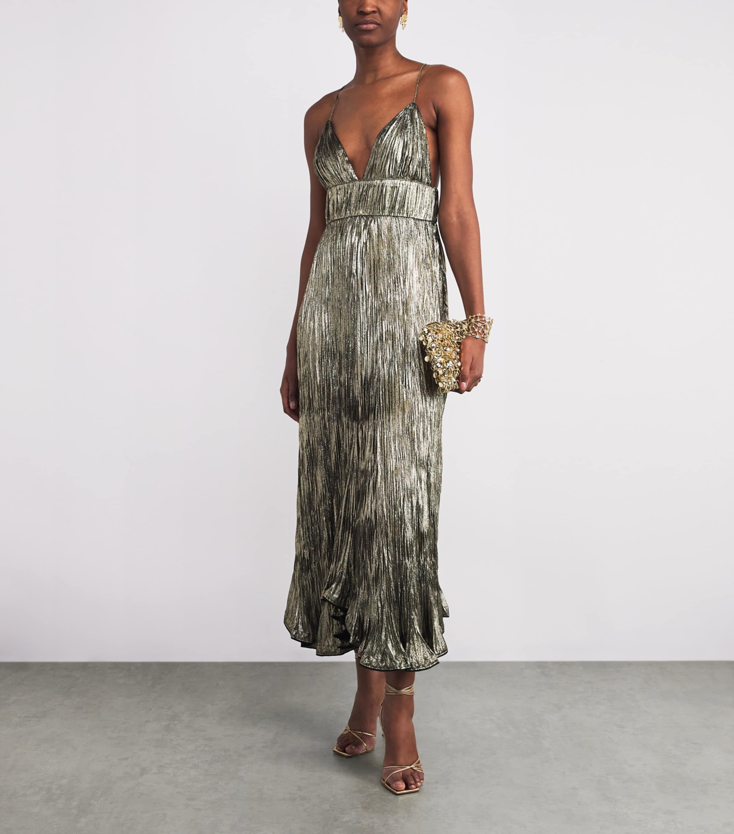 Pleated Persephone Maxi Dress LUMEN Image 2
