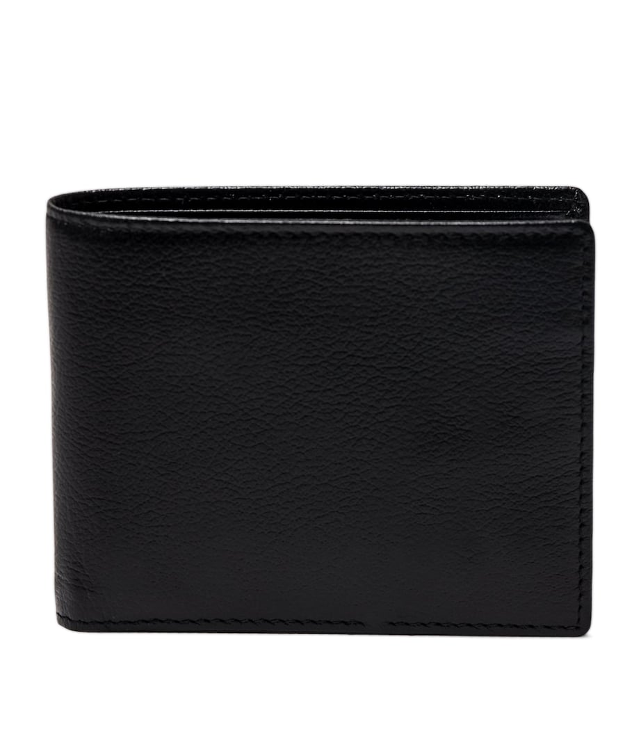 6-Slot Capra Bifold Wallet BLACK Image 1