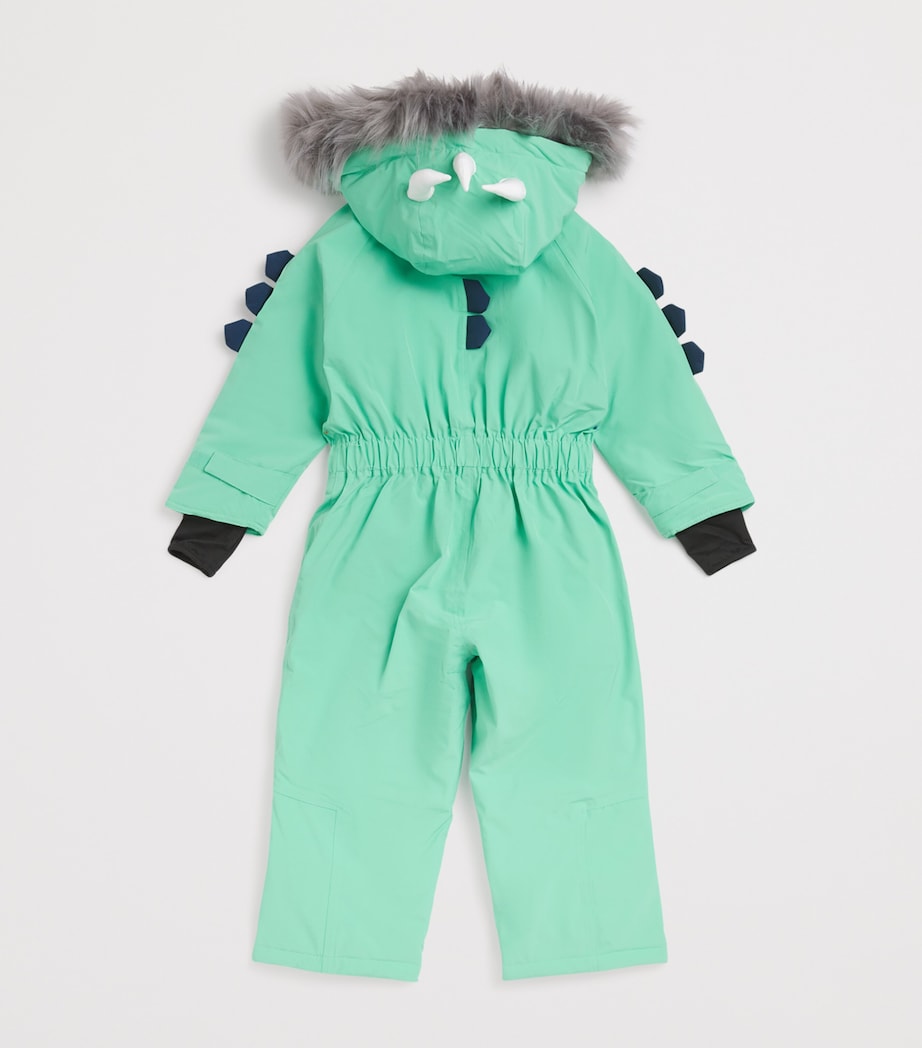 Spike the Dinosaur Snowsuit (3-4 Years) GREEN Image 2