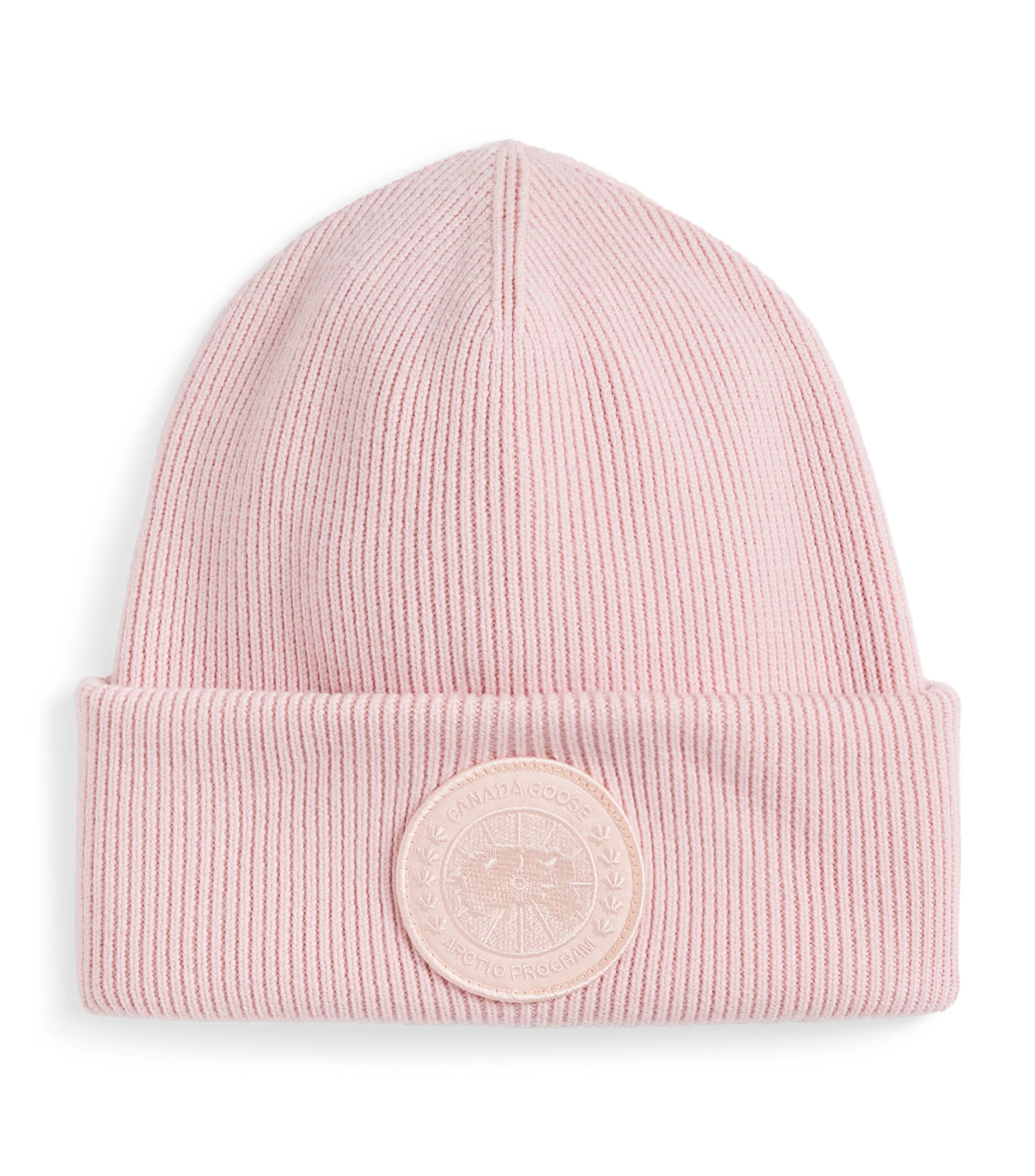 Canada Goose Wool Arctic Toque Beanie In Pink