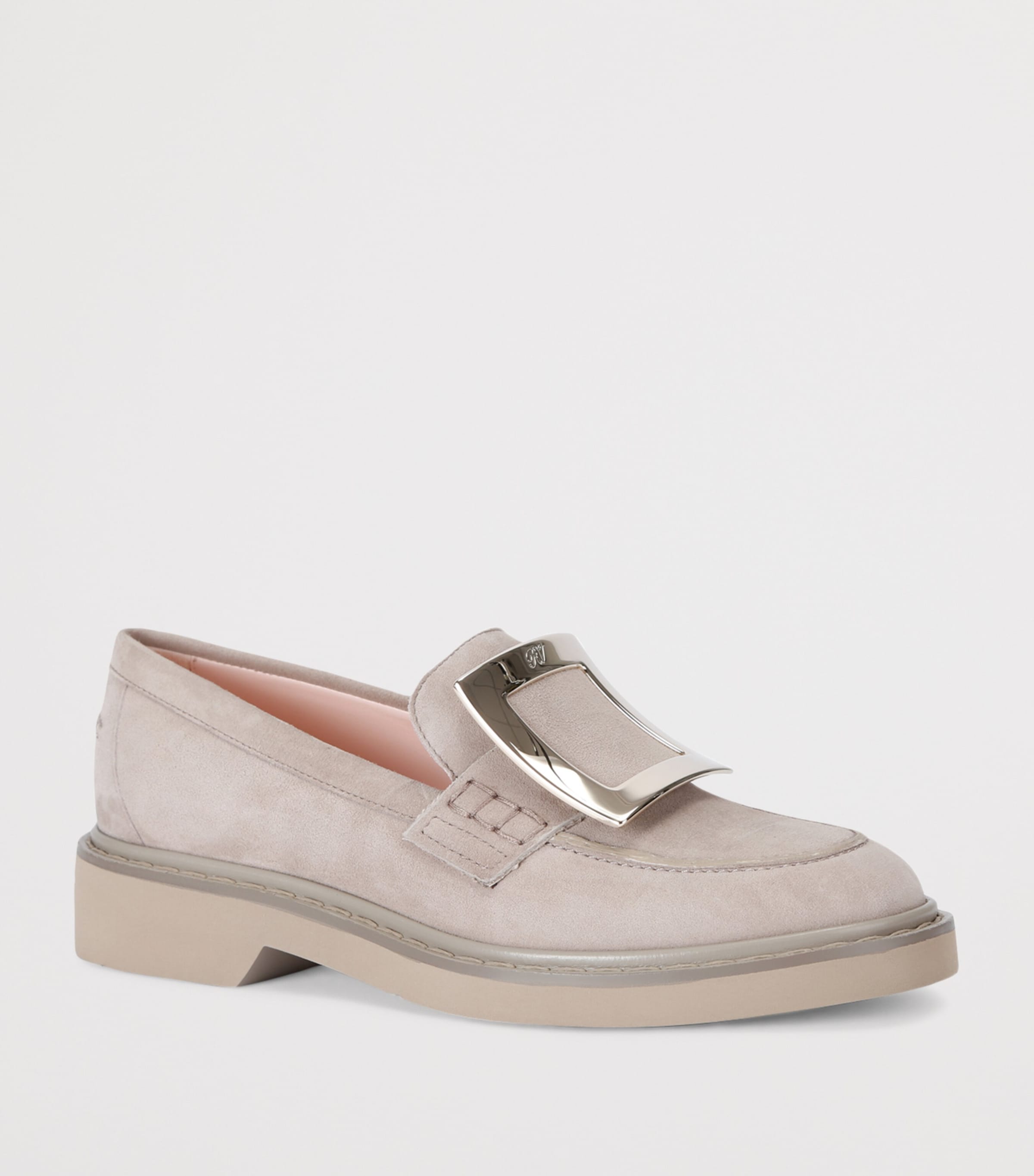Suede Viv' Rangers Loafers BEIGE Image 3