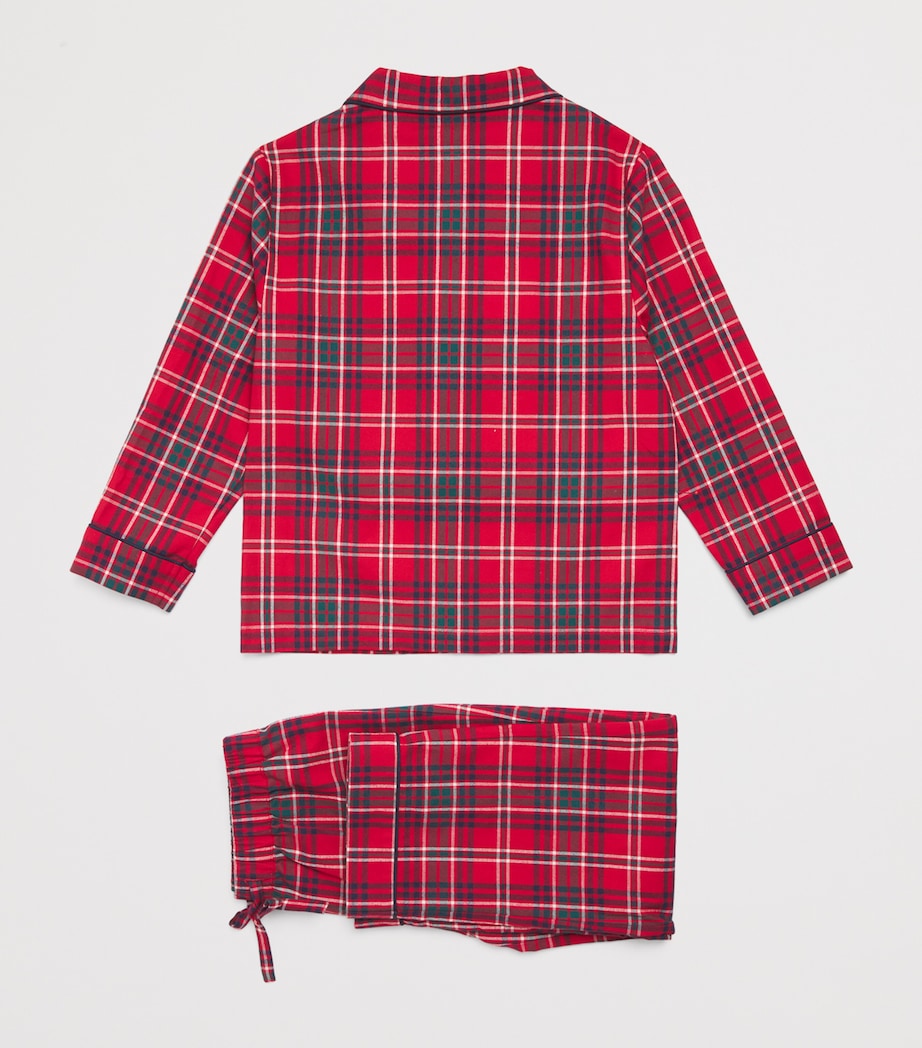 Harrods Tartan Pyjama Set (2-12 Years) Red Image 2