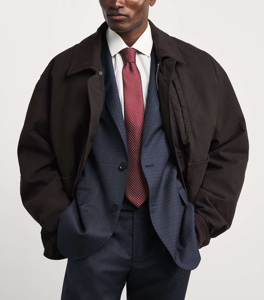 Silk Geometric Tie F5010 Image 3