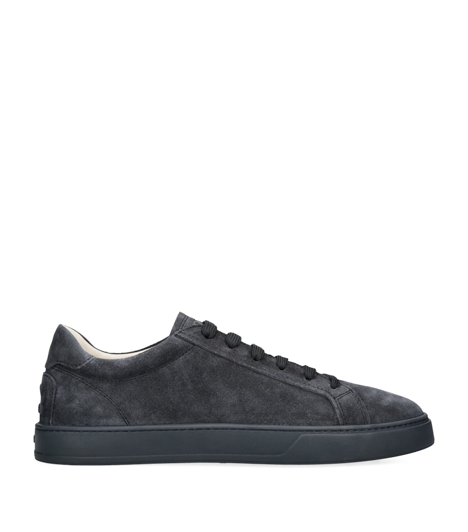 Leather Allacciata Cassetta Sneakers NAVY Image 1