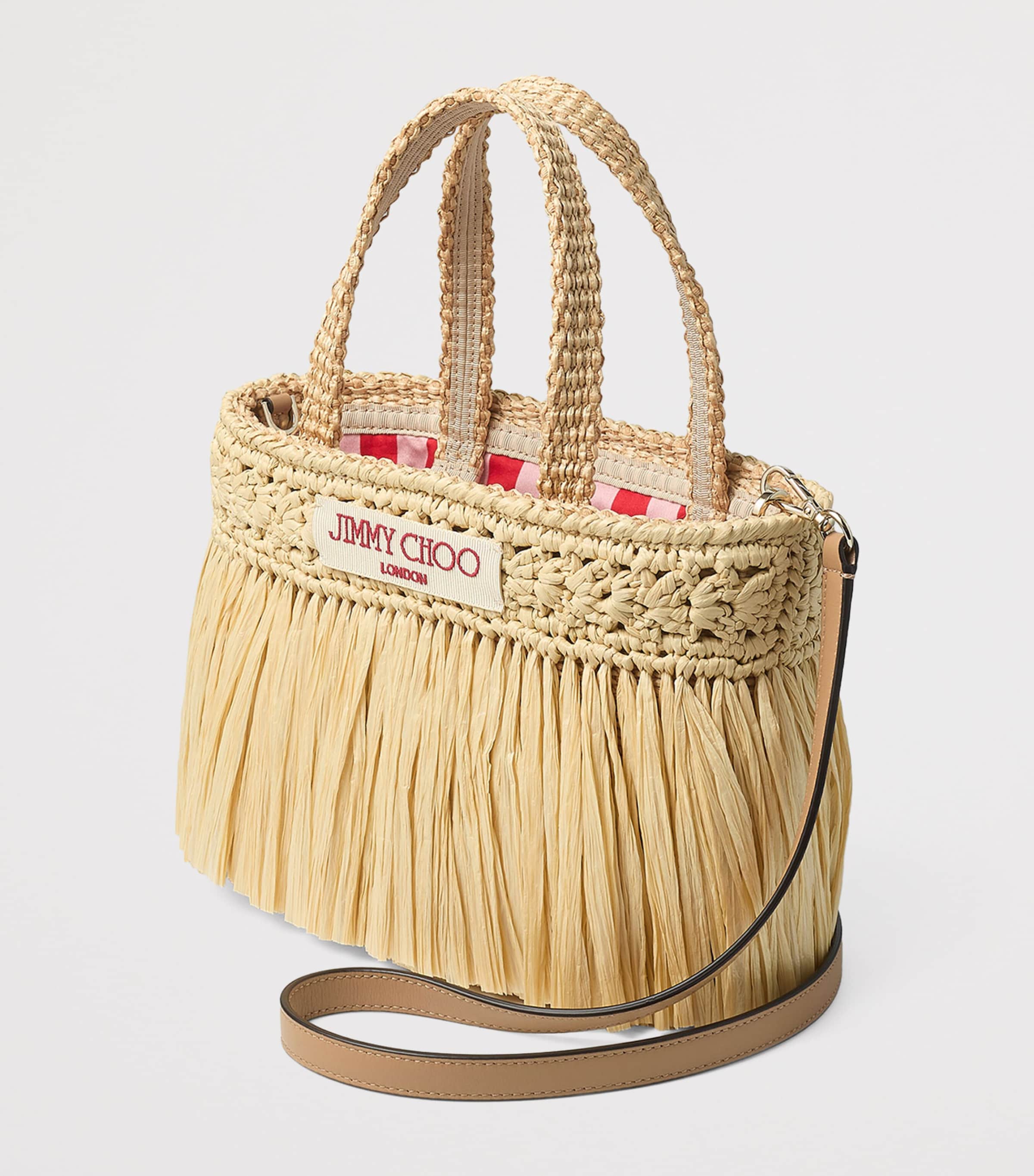 Jimmy Choo Mini Beach Tote Bag Natural/light Gold Image 3