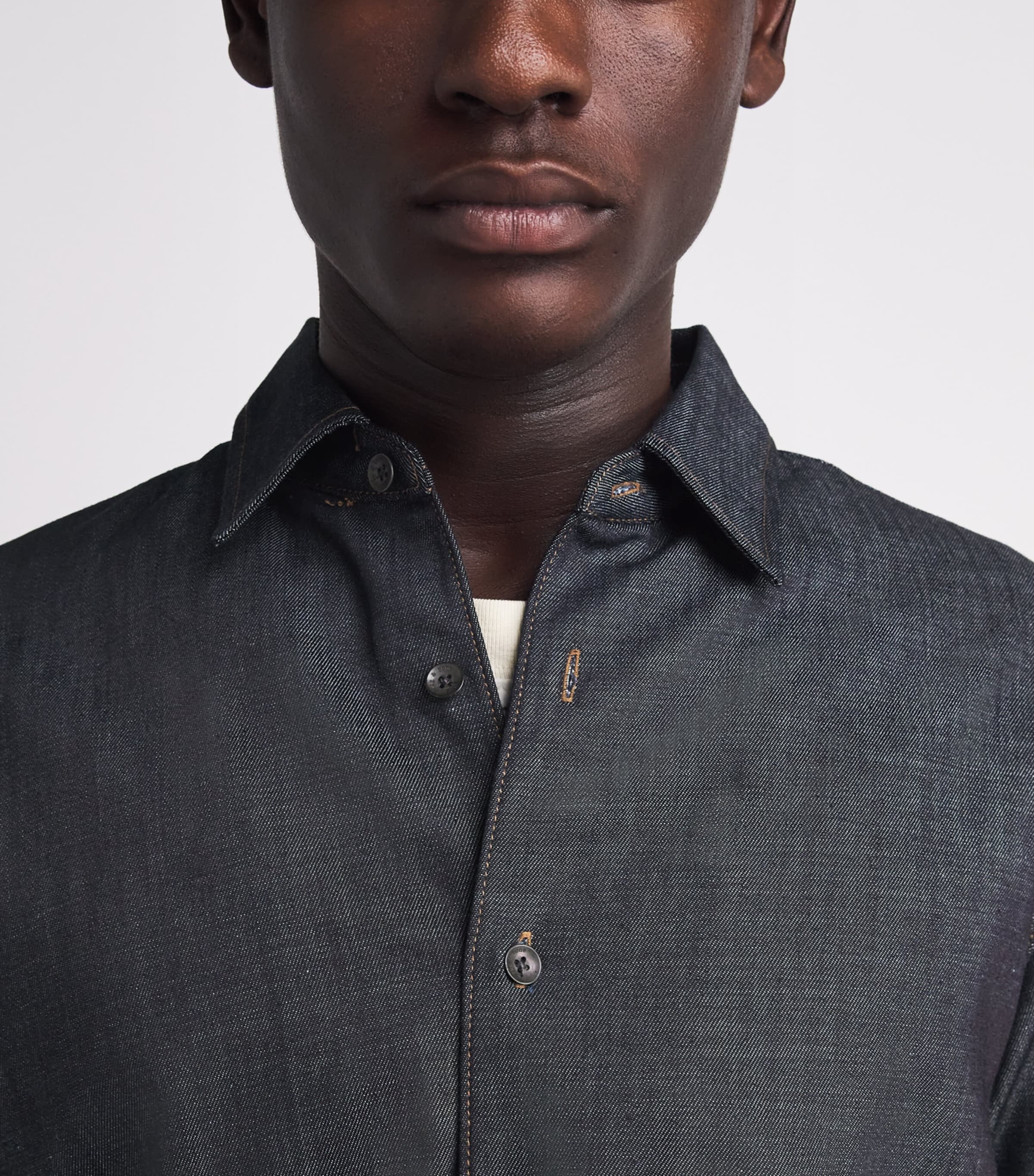 Rag & Bone Mens Denim Shirt Rbraw Image 3
