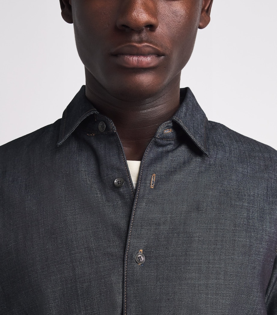 Rag & Bone Mens Denim Shirt Rbraw Image 3