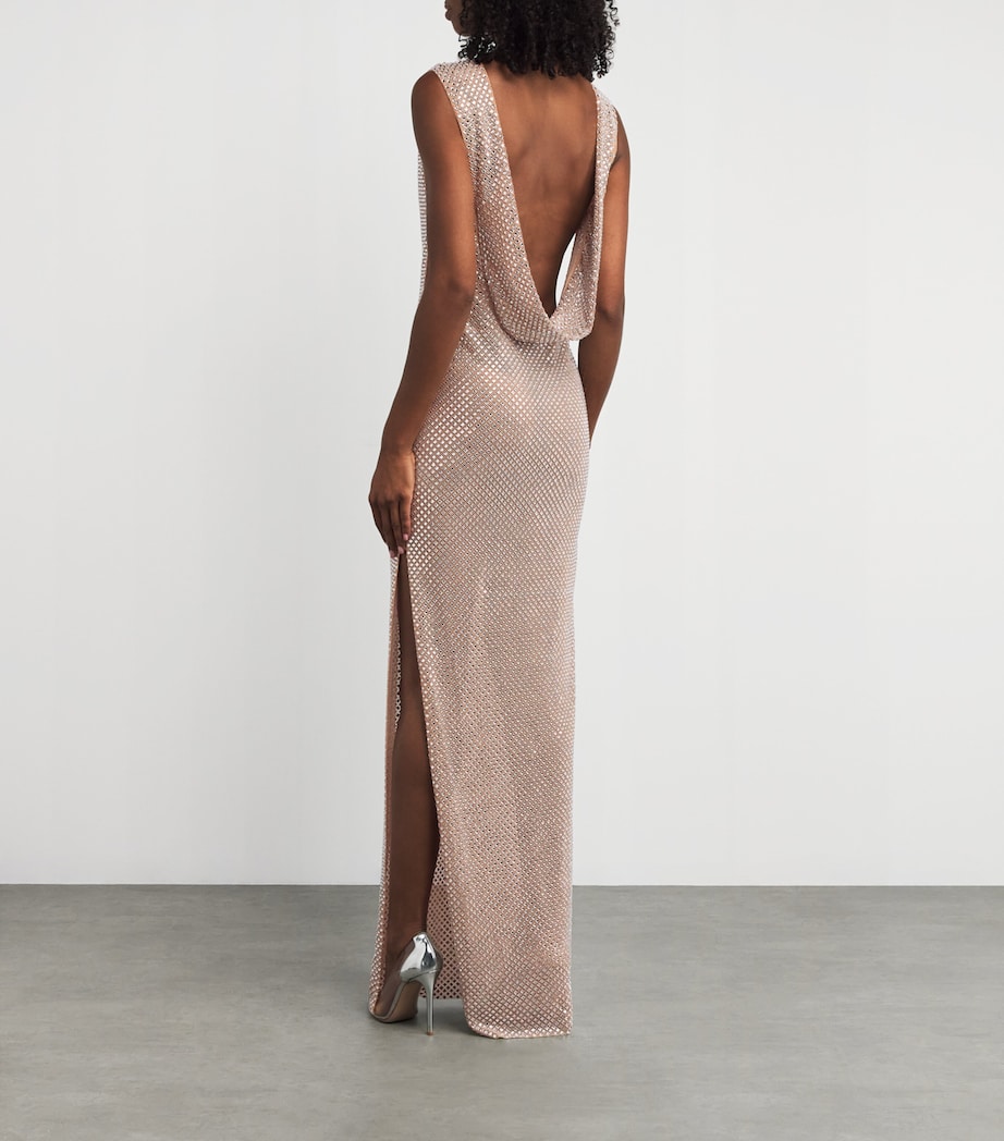 Crystal Maxi Dress SILVER Image 3