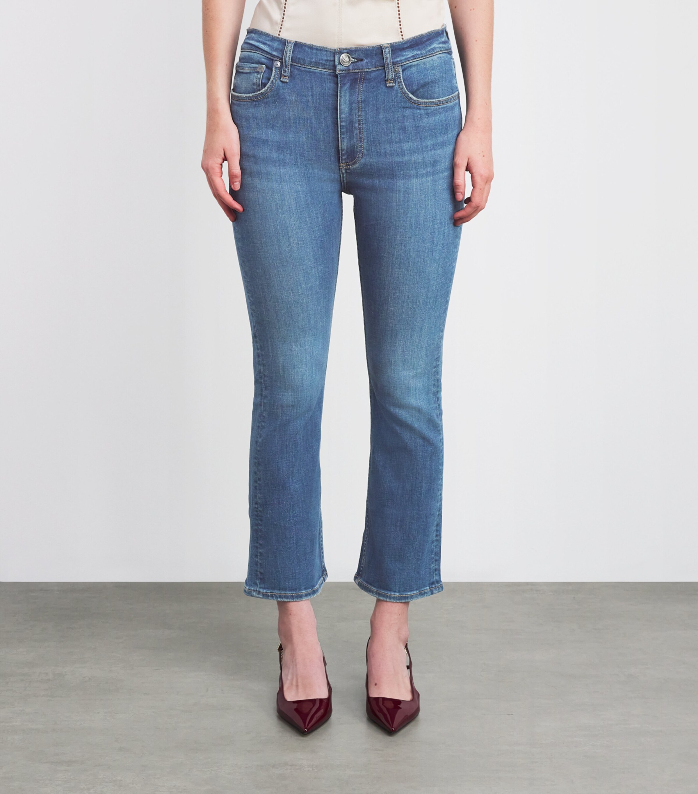 Flexi Peyton Mid-Rise Bootcut Jeans WILLOW Image 3