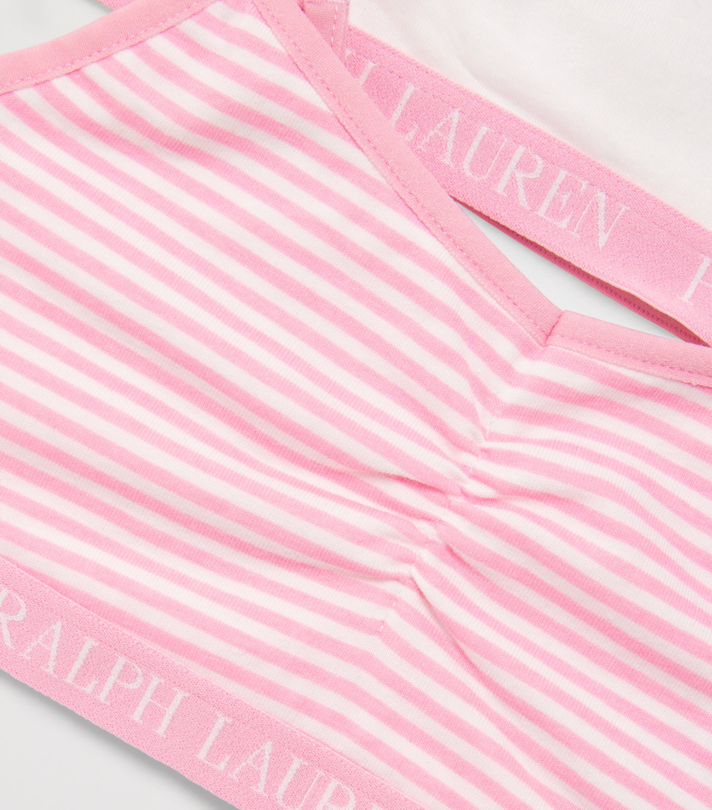 Ralph Lauren Kids Stretch-Cotton Bralette - Pack of 2 (7-14 Years) Adg Carmel Pink Image 3
