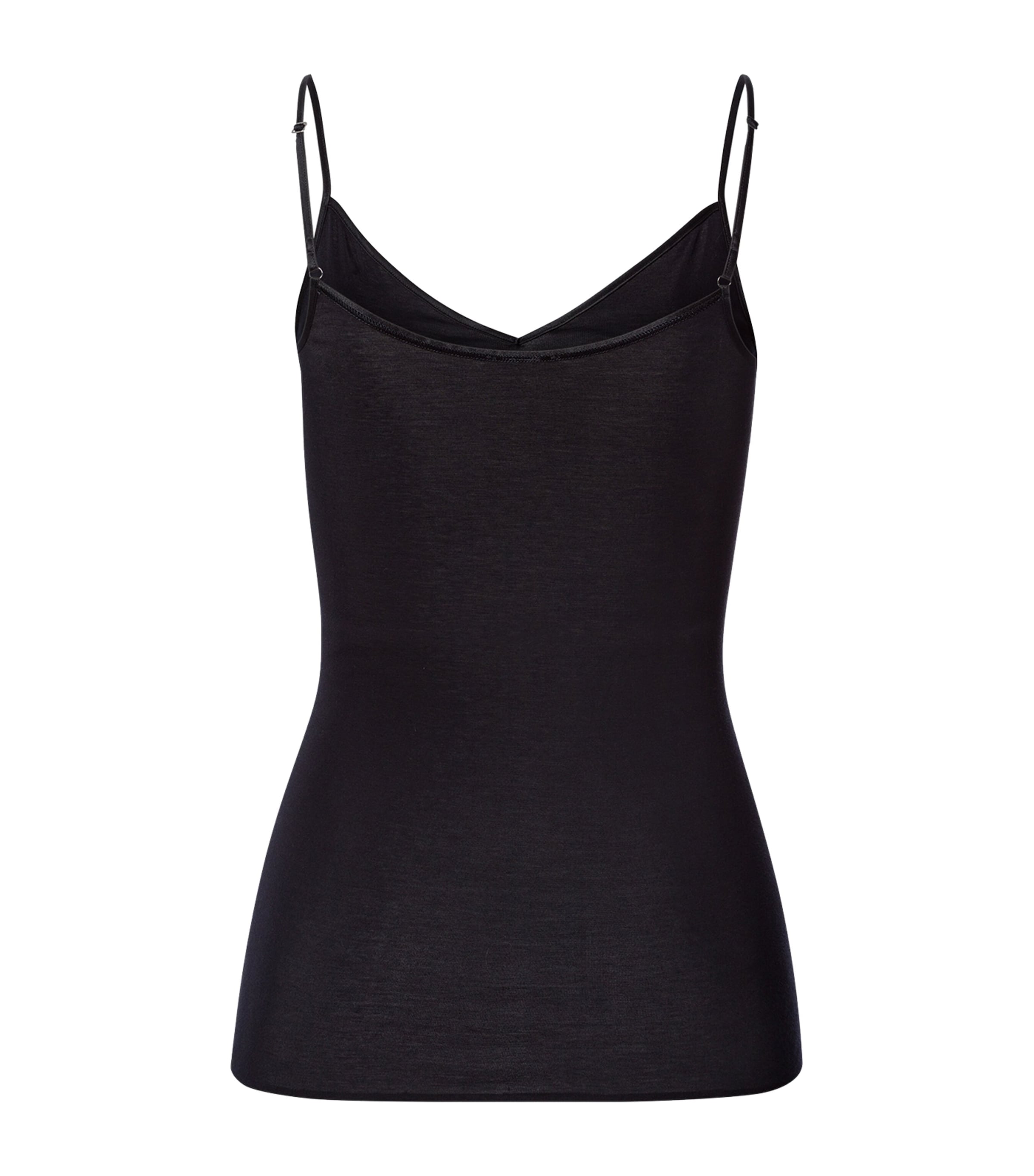 Embellished Cotton Seamless Camisole BLACK Image 2