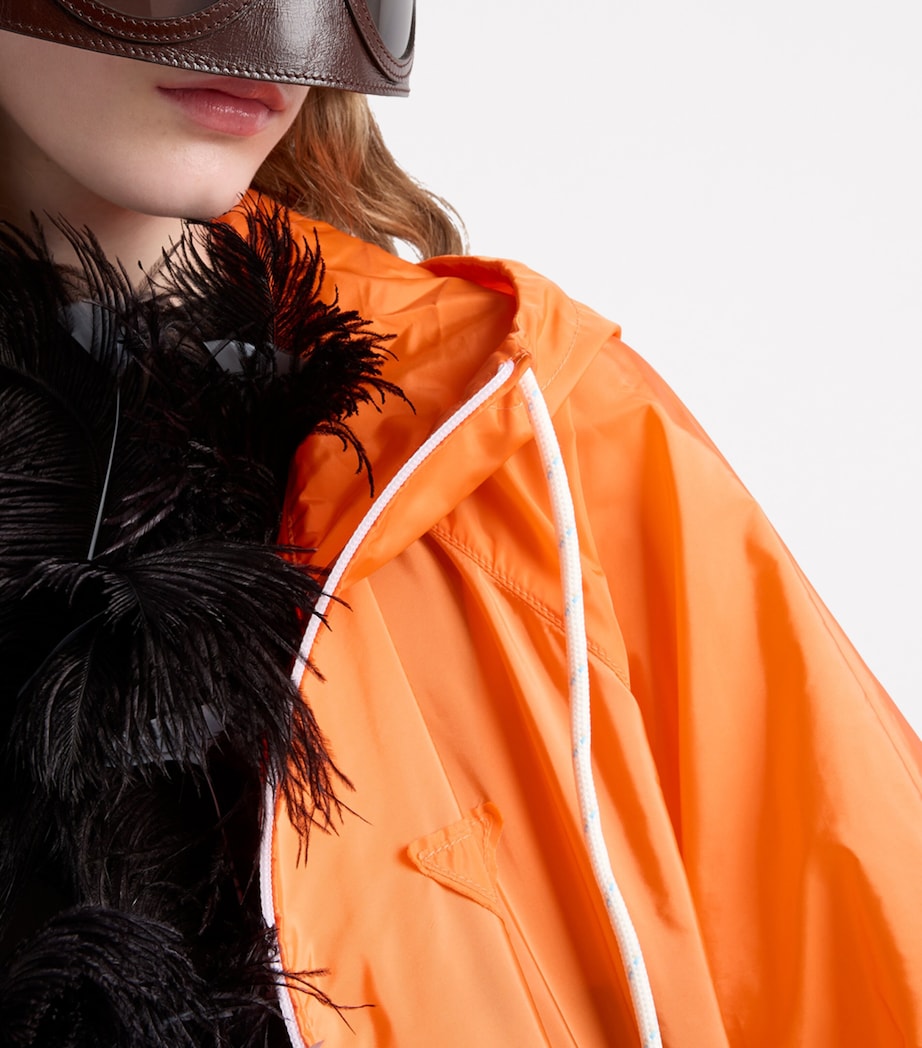 Prada Womens Re-Nylon Hooded Jacket Image 5