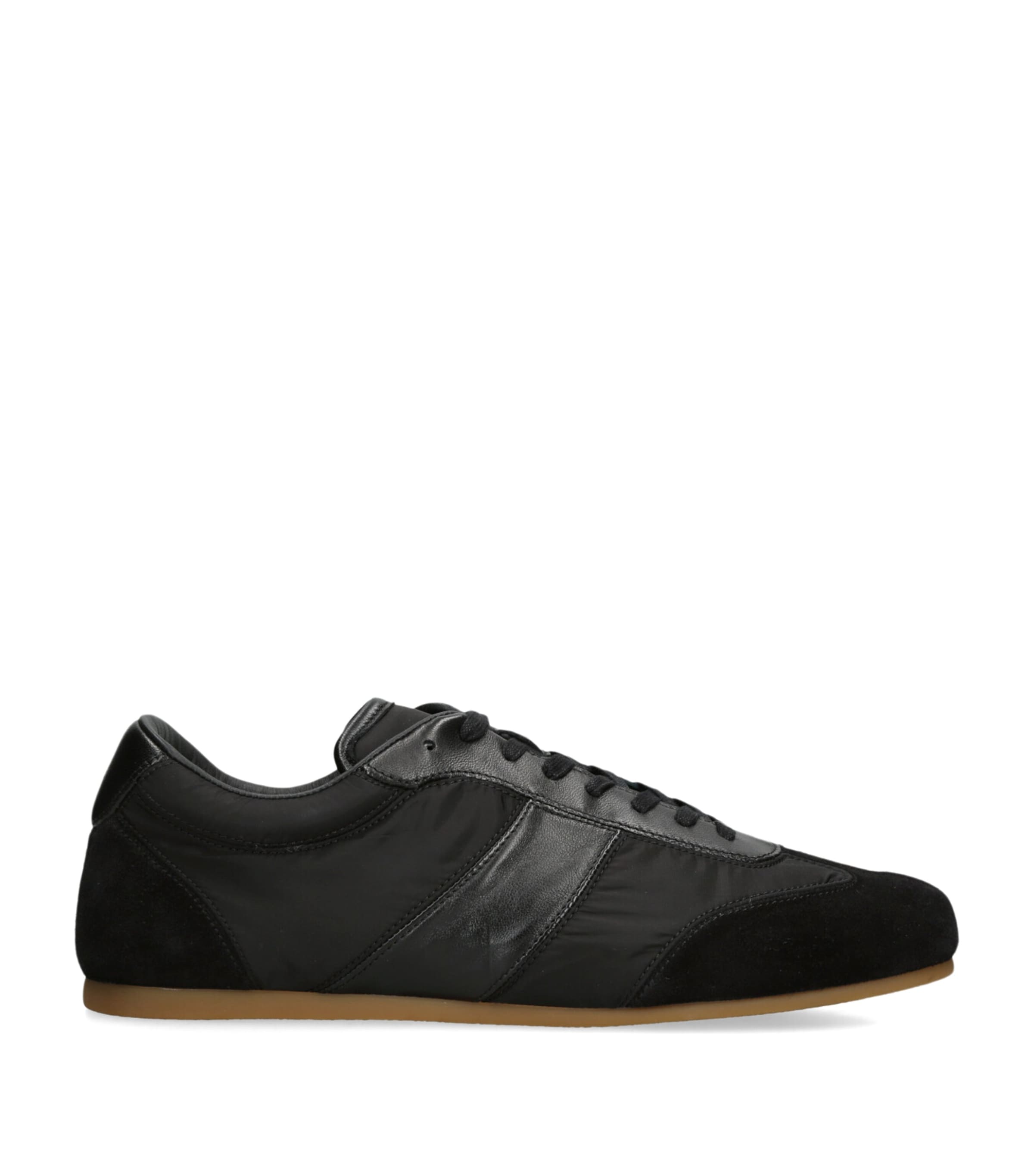 Lemaire Suede Soft Runner Sneakers Black Image 1