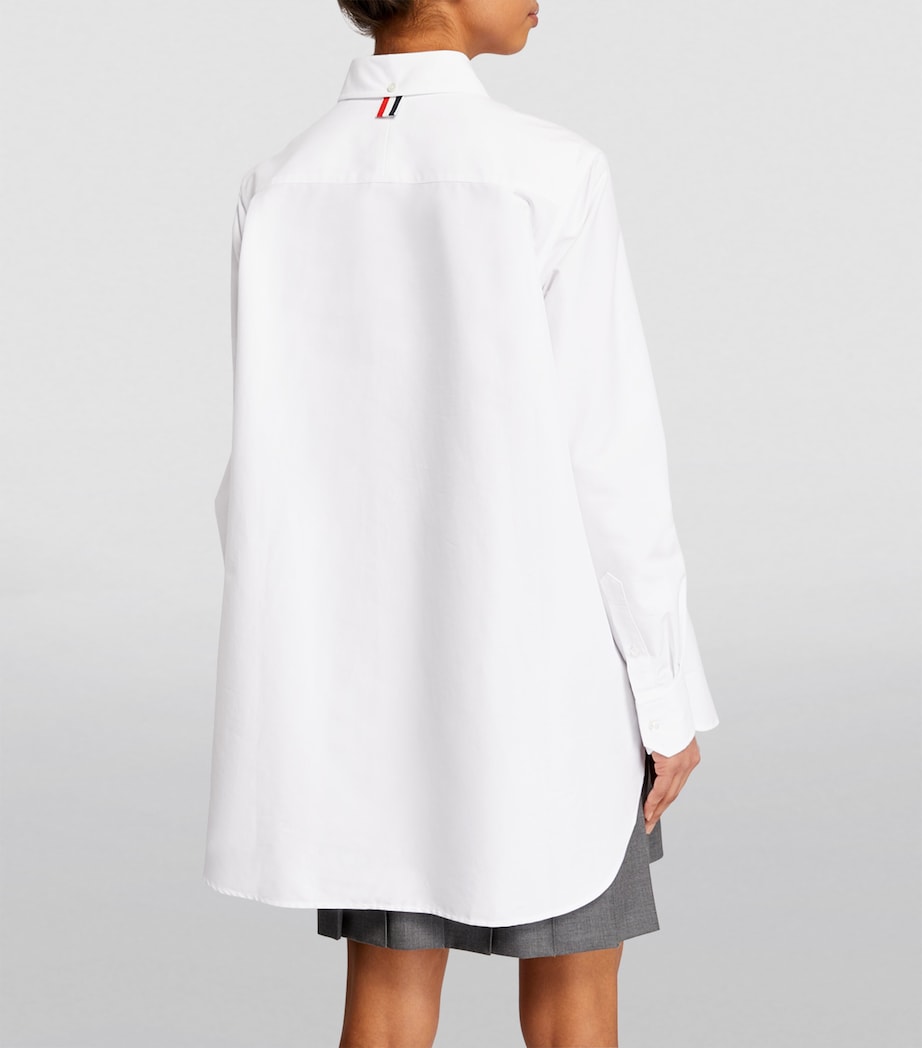 4-Bar Stripe Bow-tie Shirt WHITE Image 4