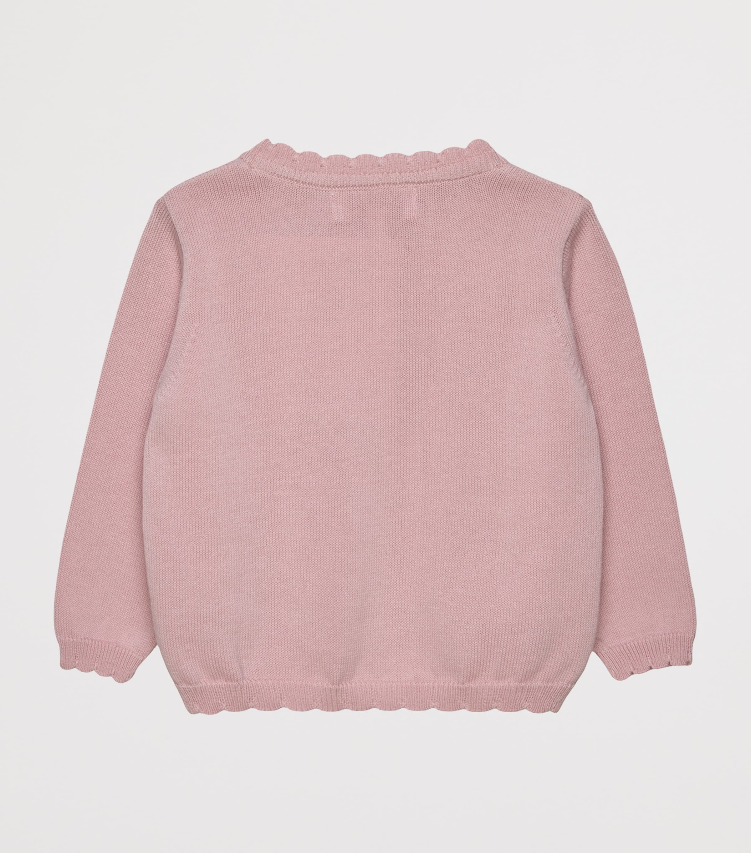 Cotton Duck and Bunny Cardigan (3-24 Months) PINK Image 2