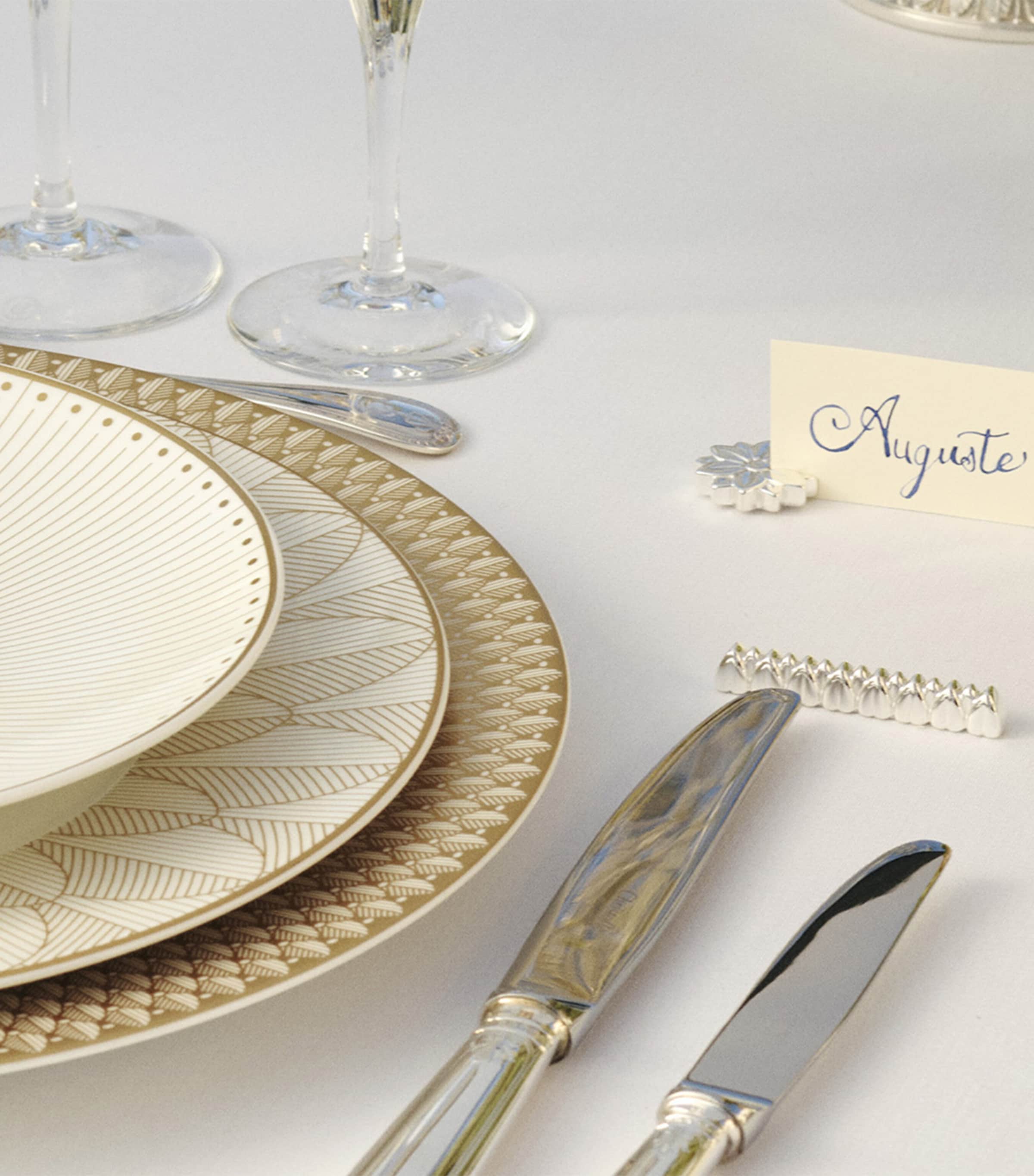 Christofle Set of 2 Silver-Plated Placecard Holders Silver Image 2