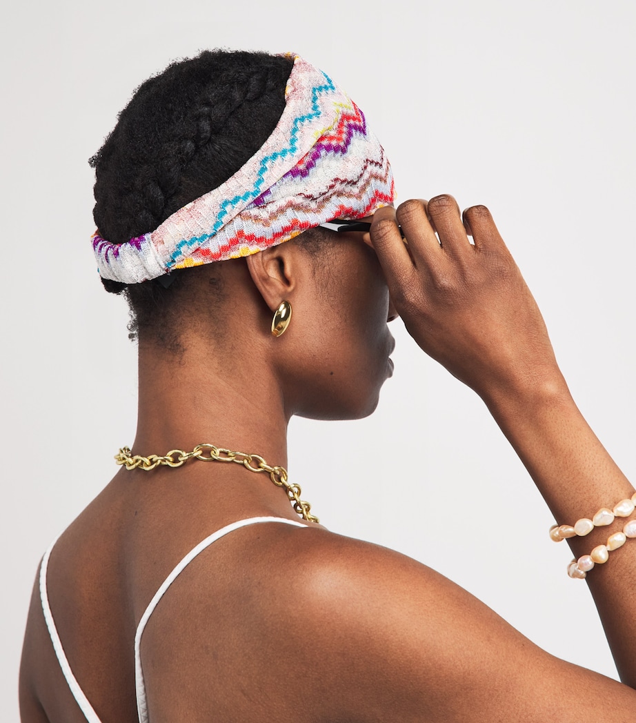 Elastic-Back Zigzag Headband 0001 Image 2