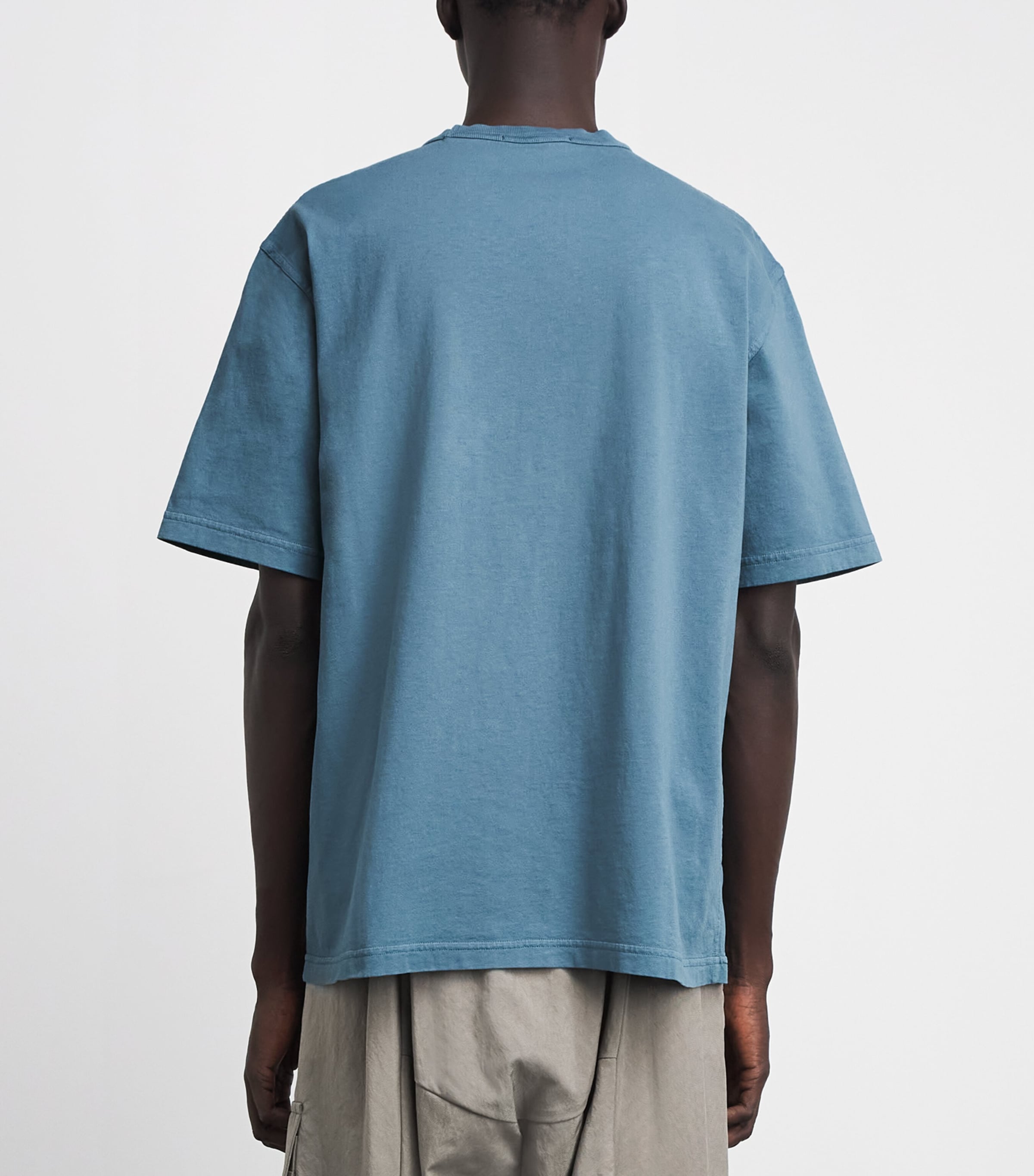 Stone Island Mens Cotton Compass Pocket T-Shirt Image 5