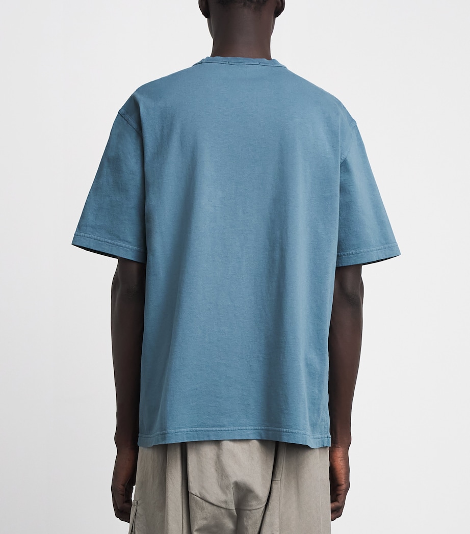 Stone Island Mens Cotton Compass Pocket T-Shirt Image 5
