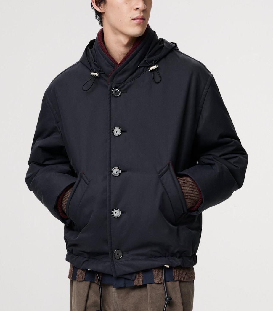 Technical Padded Jacket NAVY BLUE Image 3