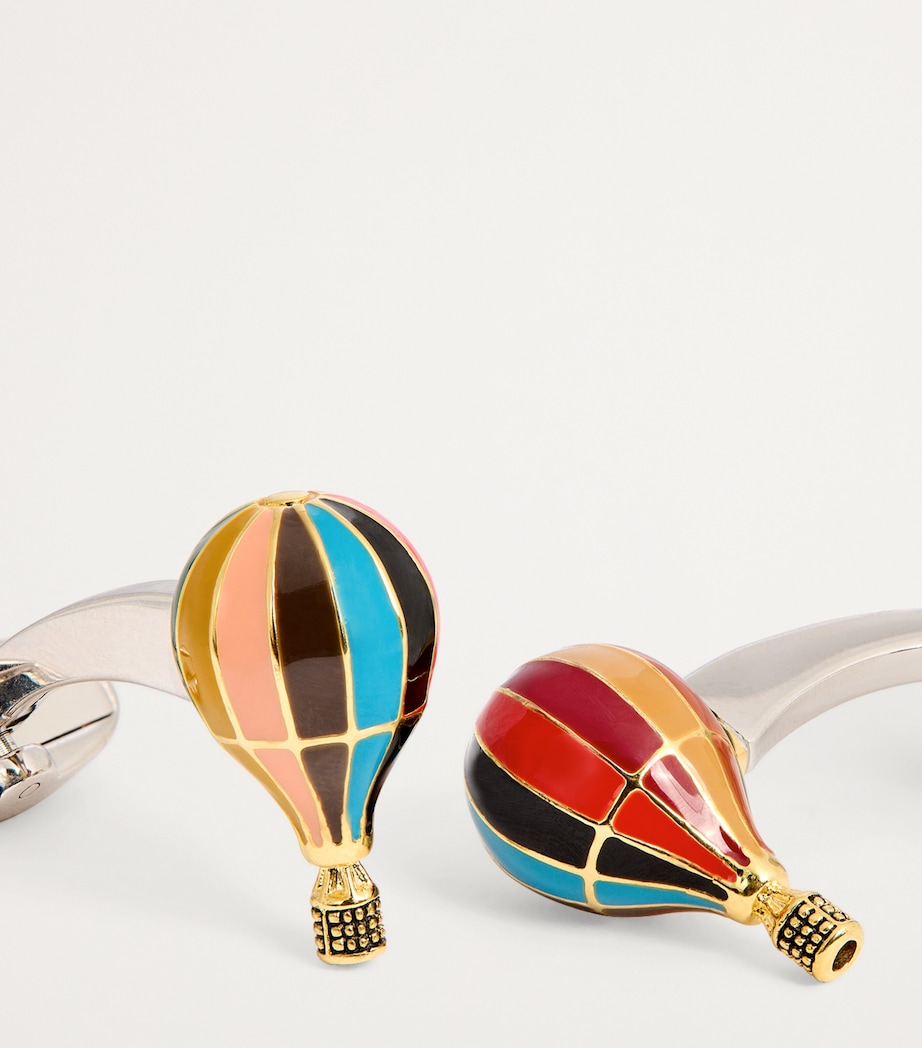 Paul Smith Signature Stripe Hot Air Balloon Cufflinks Coloured Image 6