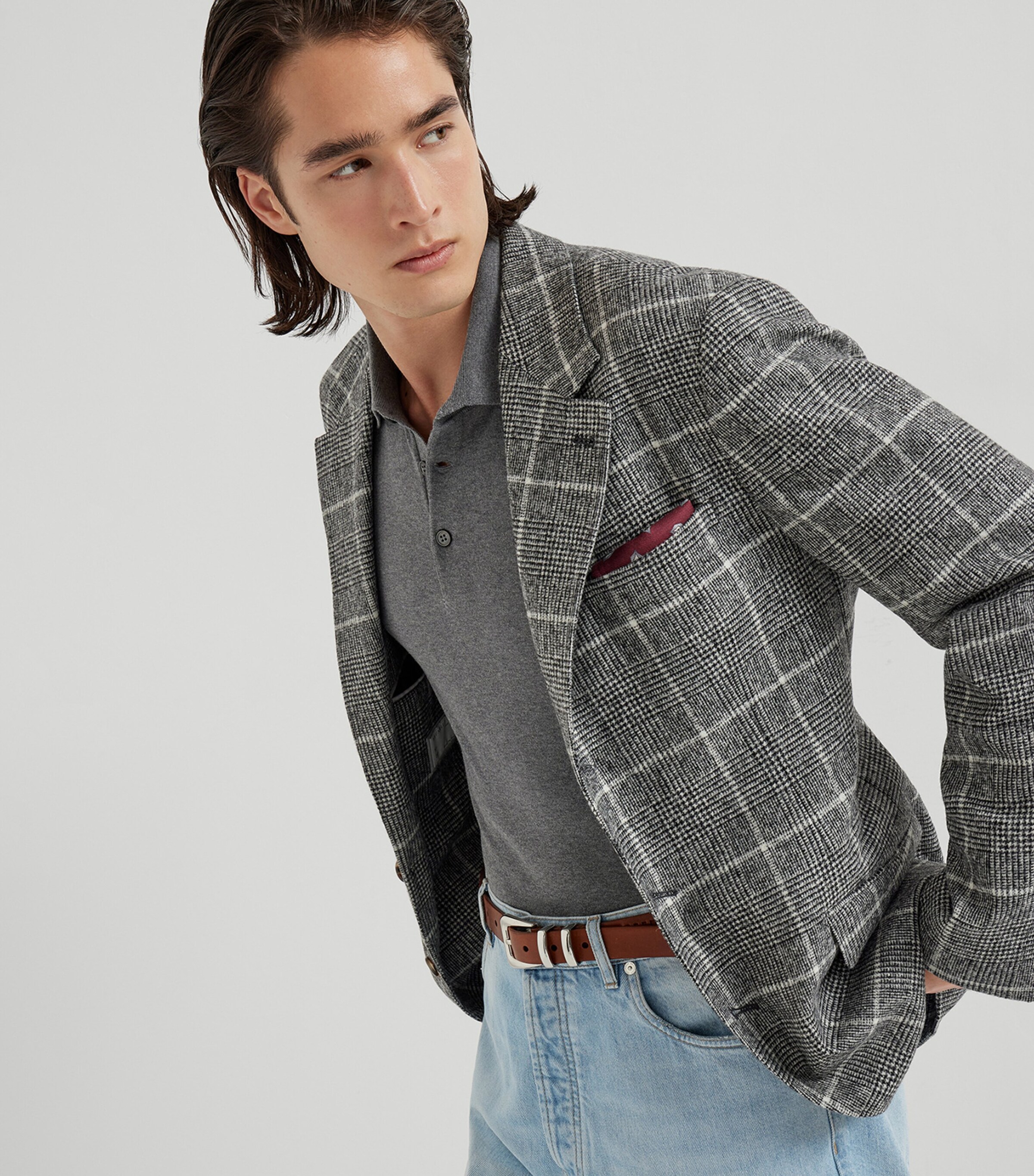 Cotton Polo Sweater CG217 Image 5