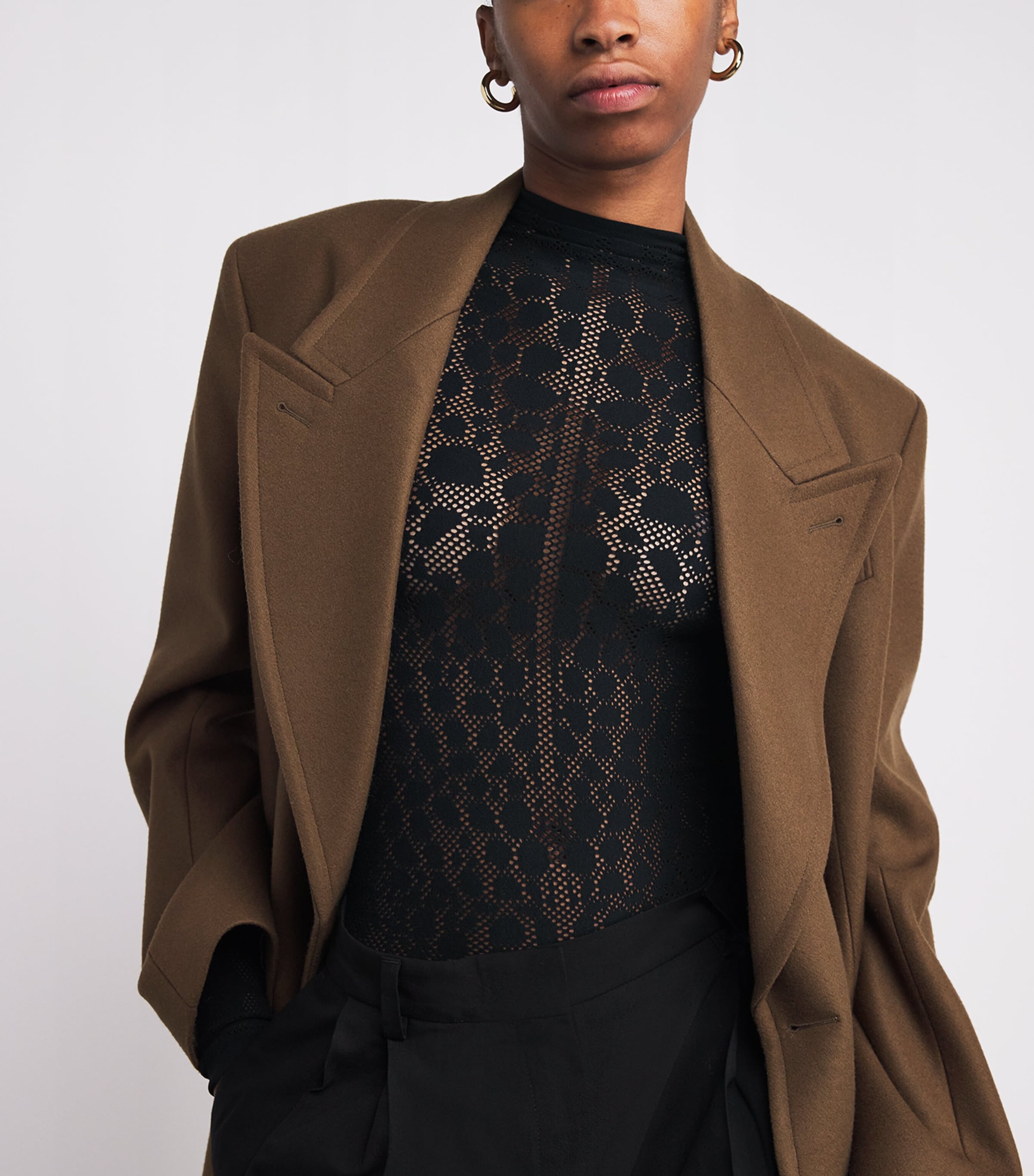 Reptile Net Bodysuit 7005 BLACK Image 6