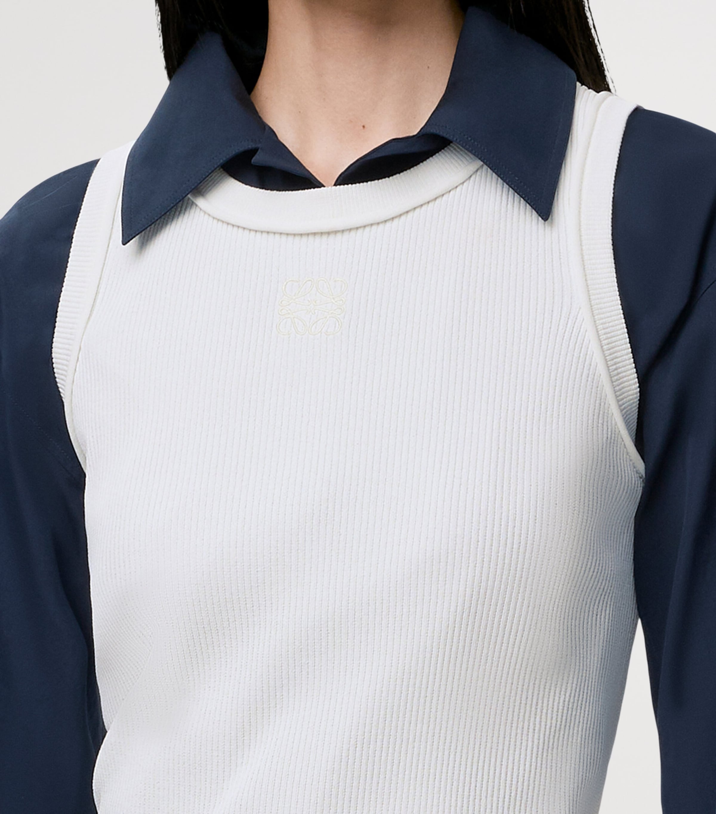 Anagram Tank Top WHITE Image 5