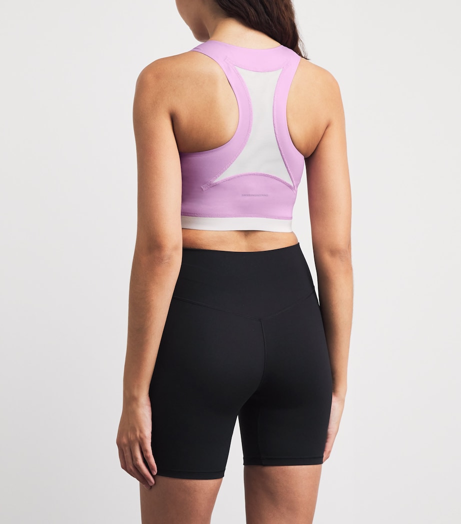 On Womens Train 2-in-1 Crop Top Pink Image 5