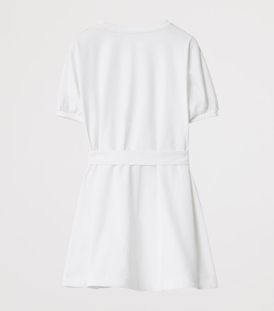 Burberry Kids Cotton Check-Trim Dress (3-12 Years) White Image 2