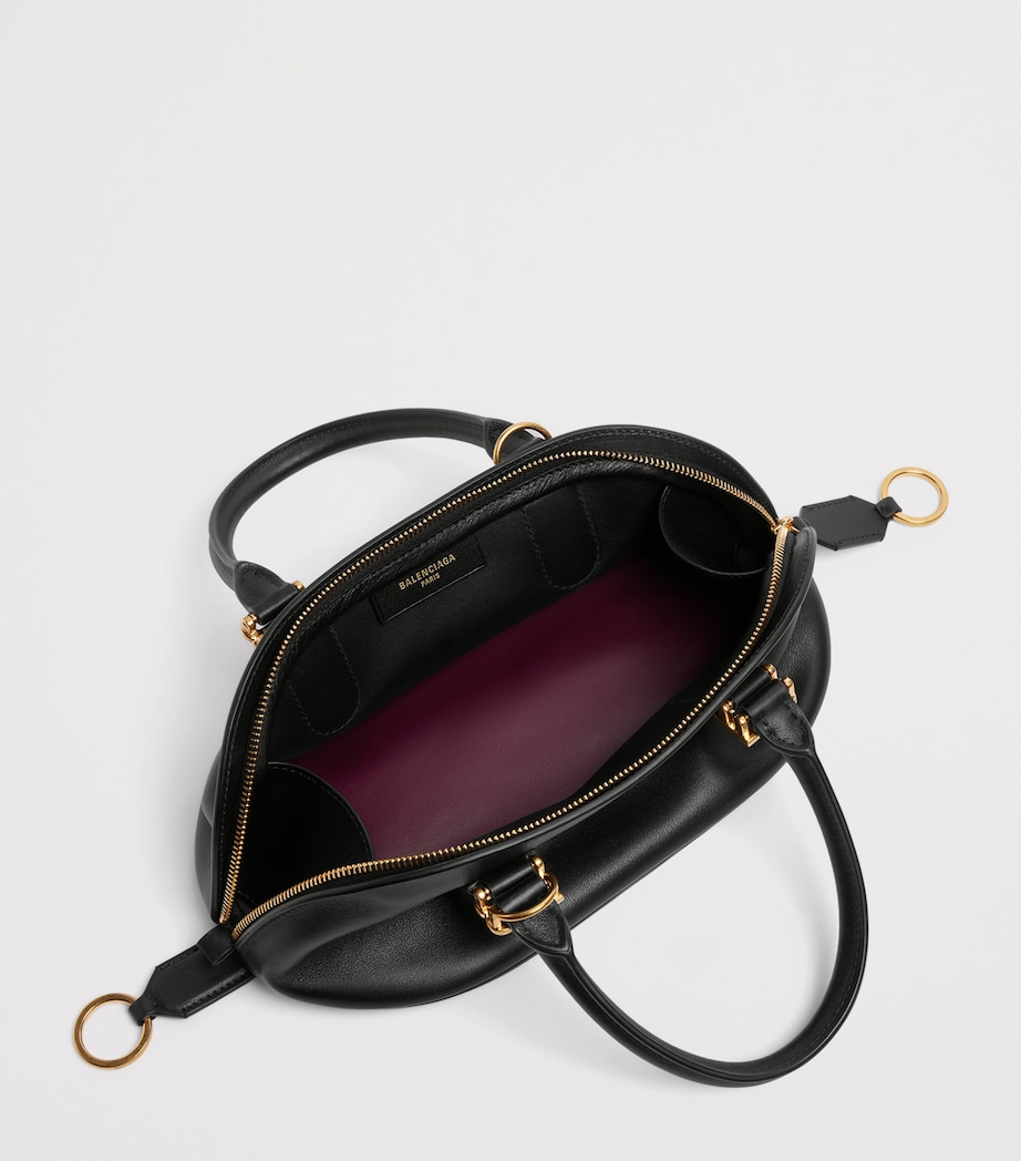 Balenciaga Mini Leather Bolero Bowling Bag Image 8
