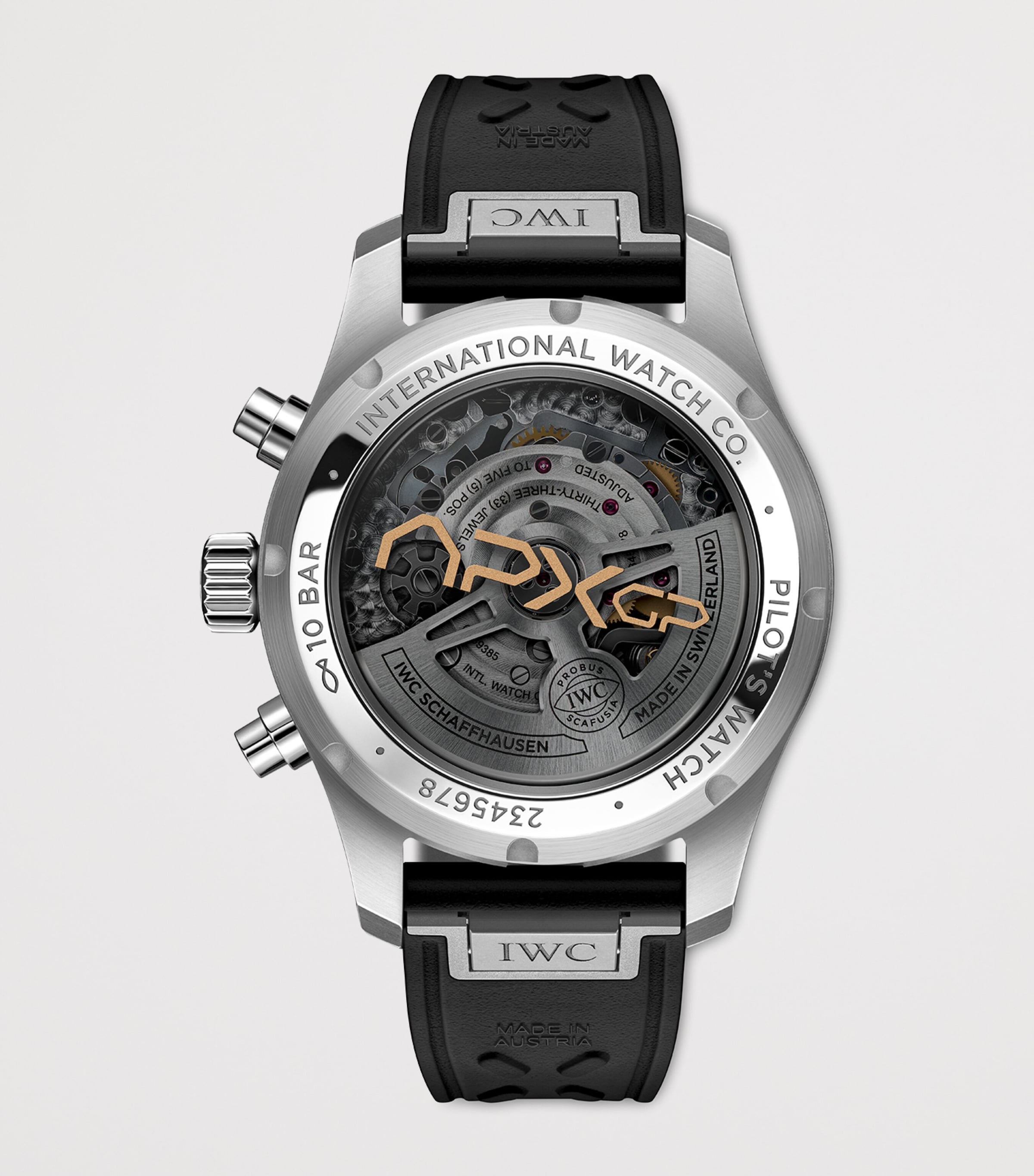 Stainless Steel Pilot’s APXGP Chronograph Watch 41mm BLACK Image 4