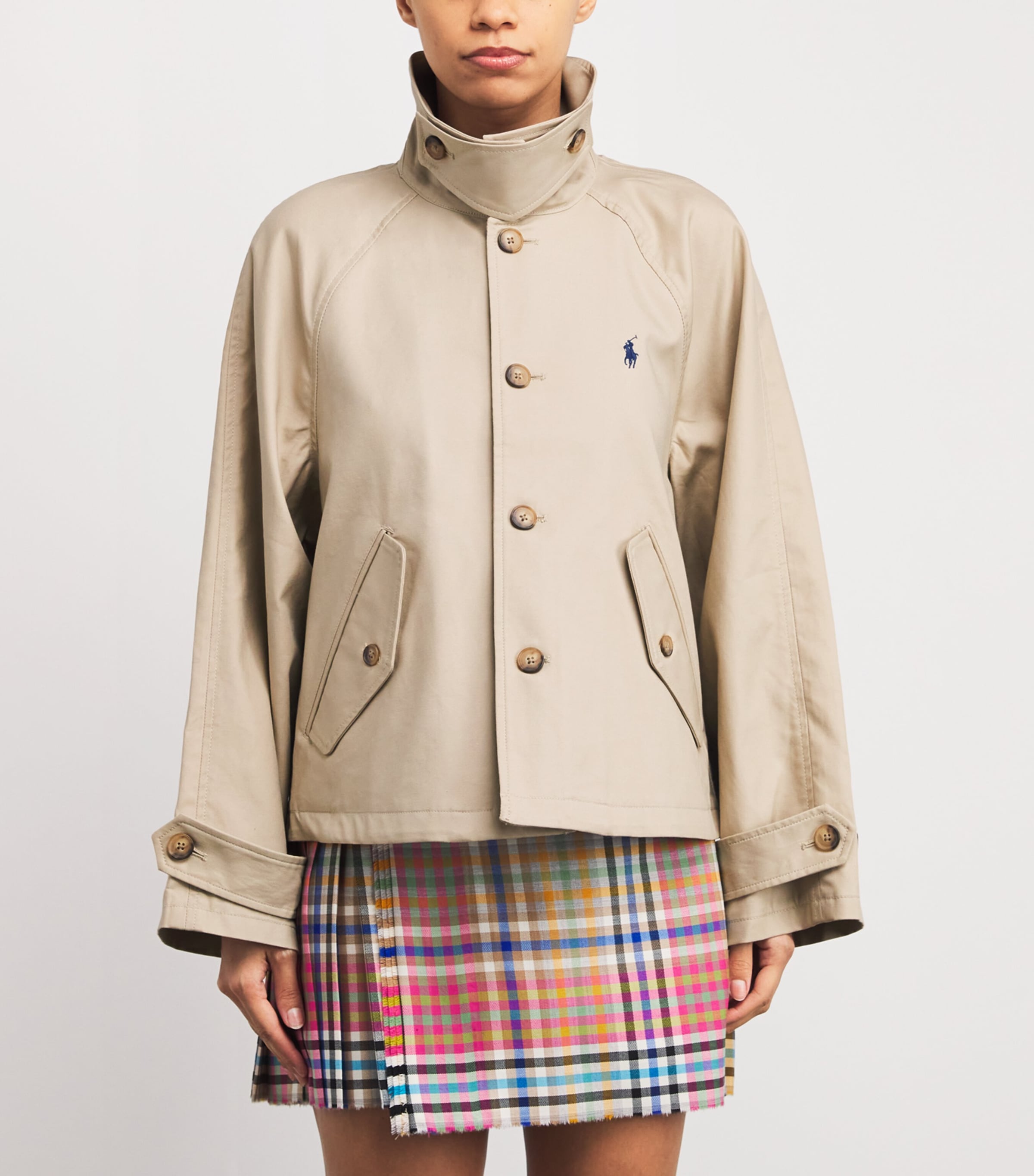 Twill Polo Pony Jacket BEIGE Image 3