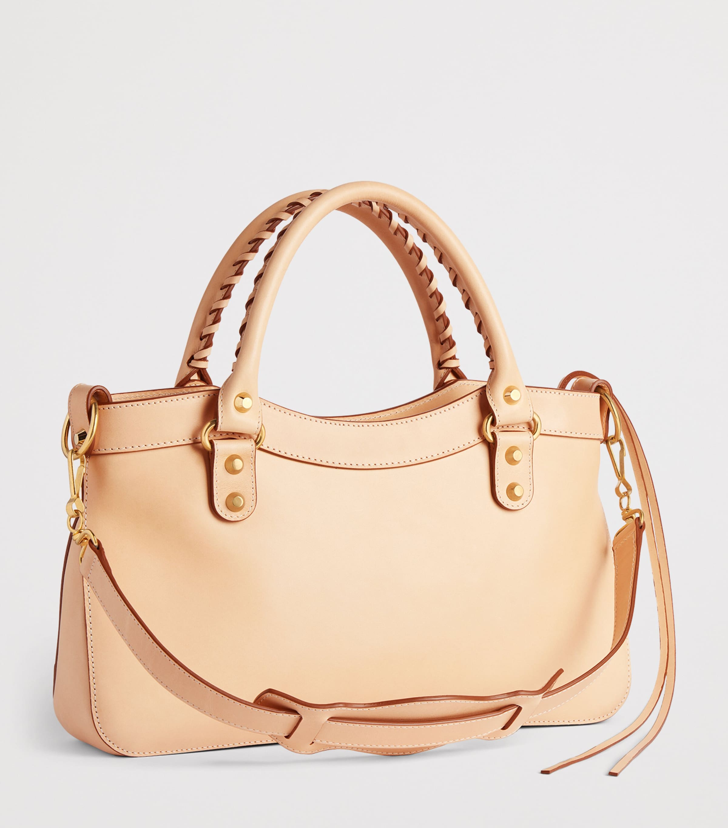 Balenciaga Ivory Calfskin Le City First Top-Handle Bag | Harrods US