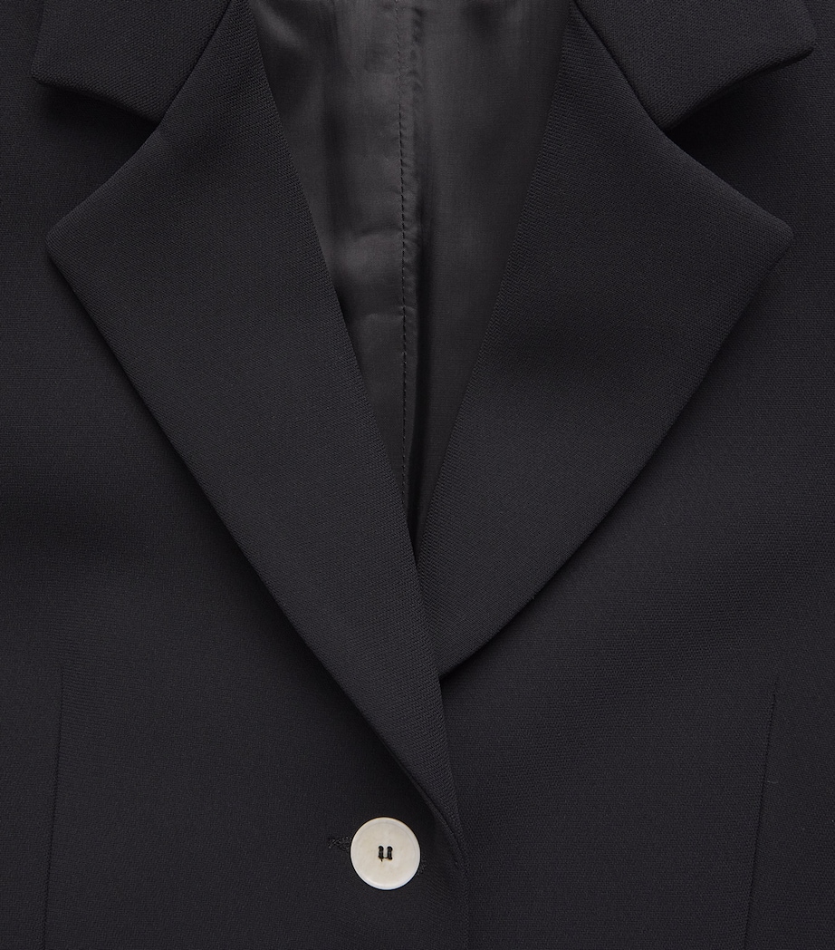 Blazer Midi Dress BLACK Image 5