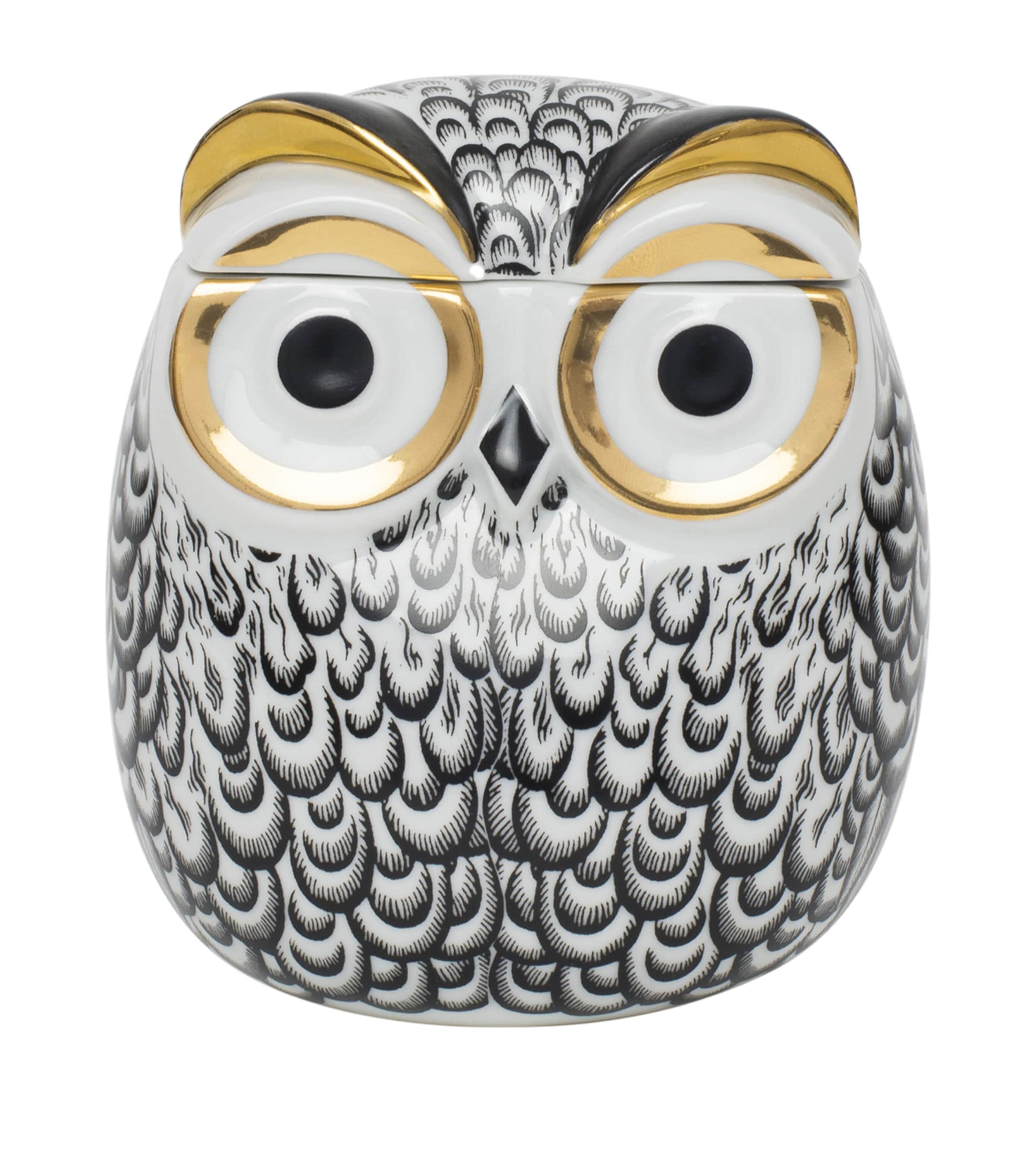 Fornasetti Civetta Piumata Pot (12cm) Image 1