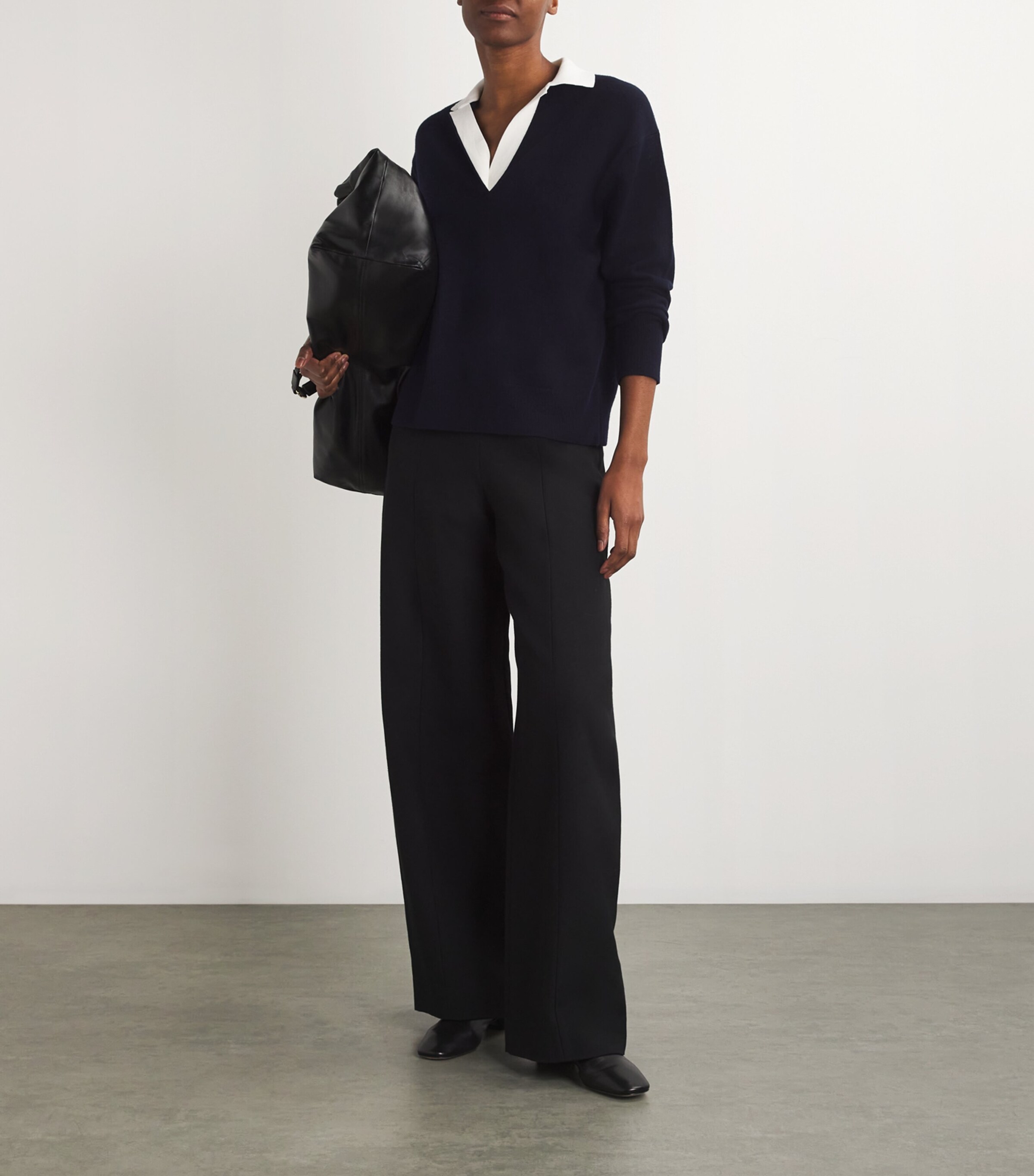 Cotton Polo Shirt 967COW CSTL/OFFWHT Image 2