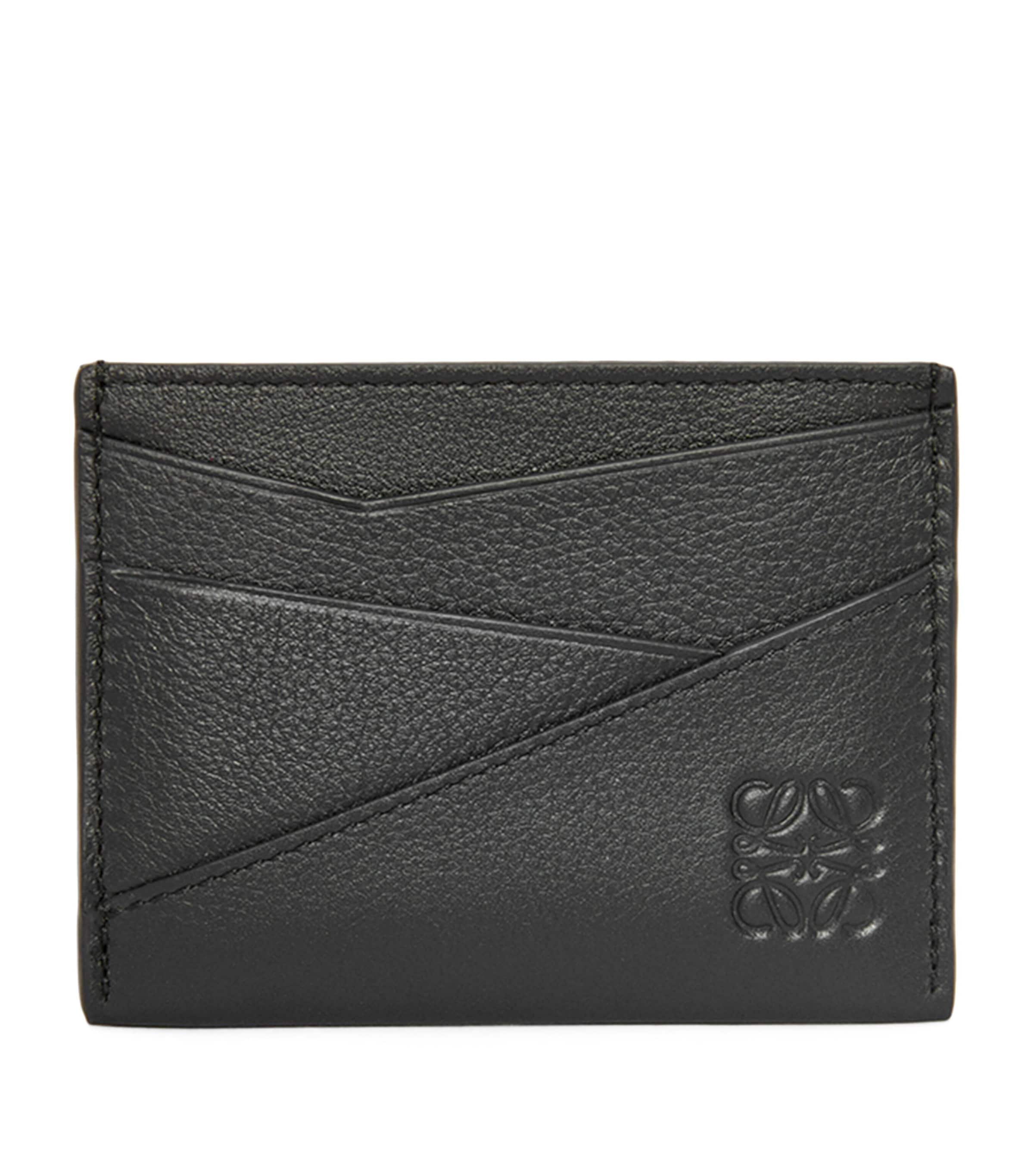【LOEWE】PUZZLE CARD WALLET Loewe Men's Puzzle Calfskin Bifold Card Holder - Bergdorf