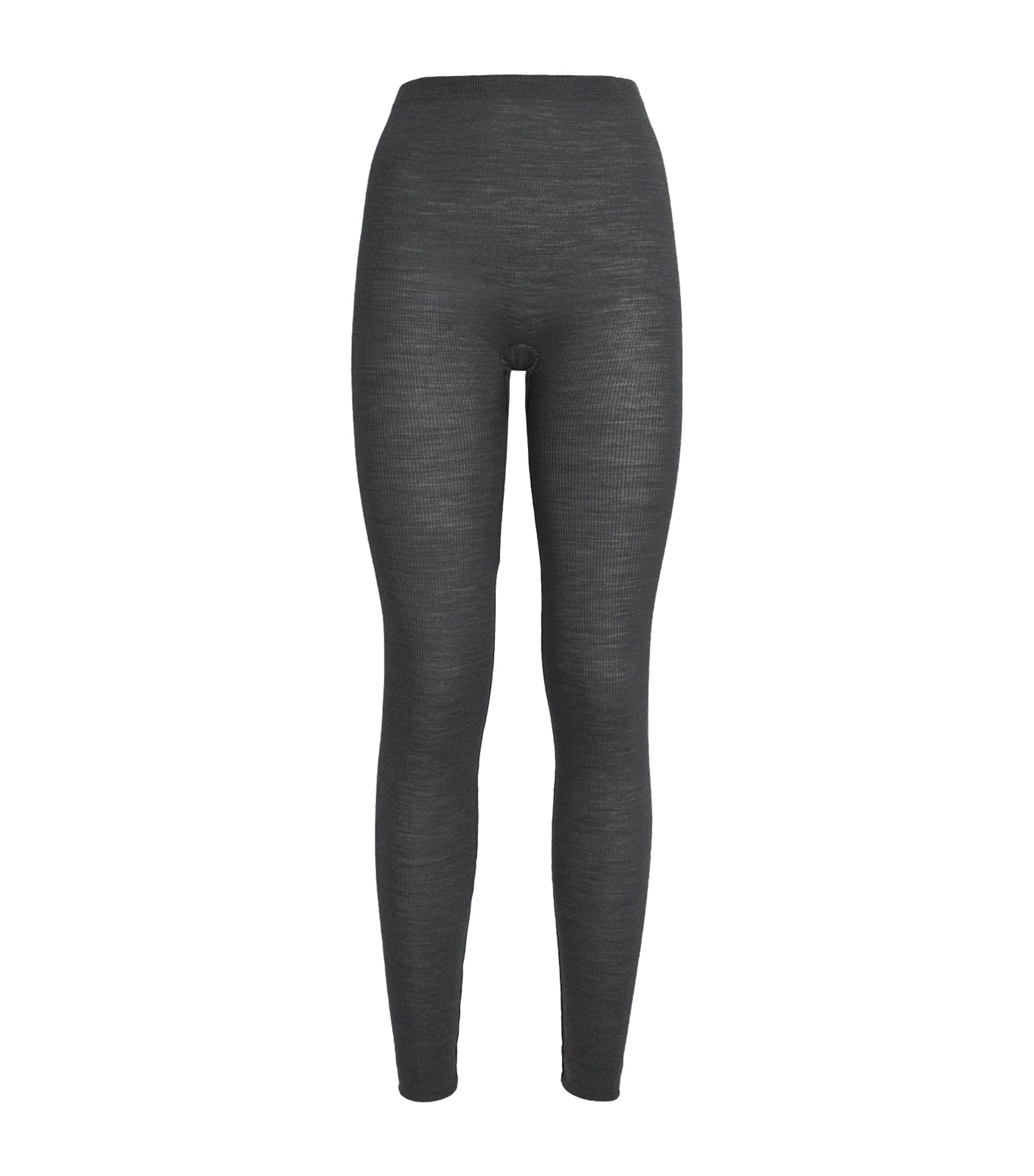 Zimmerli Wool-silk Leggings In Grey