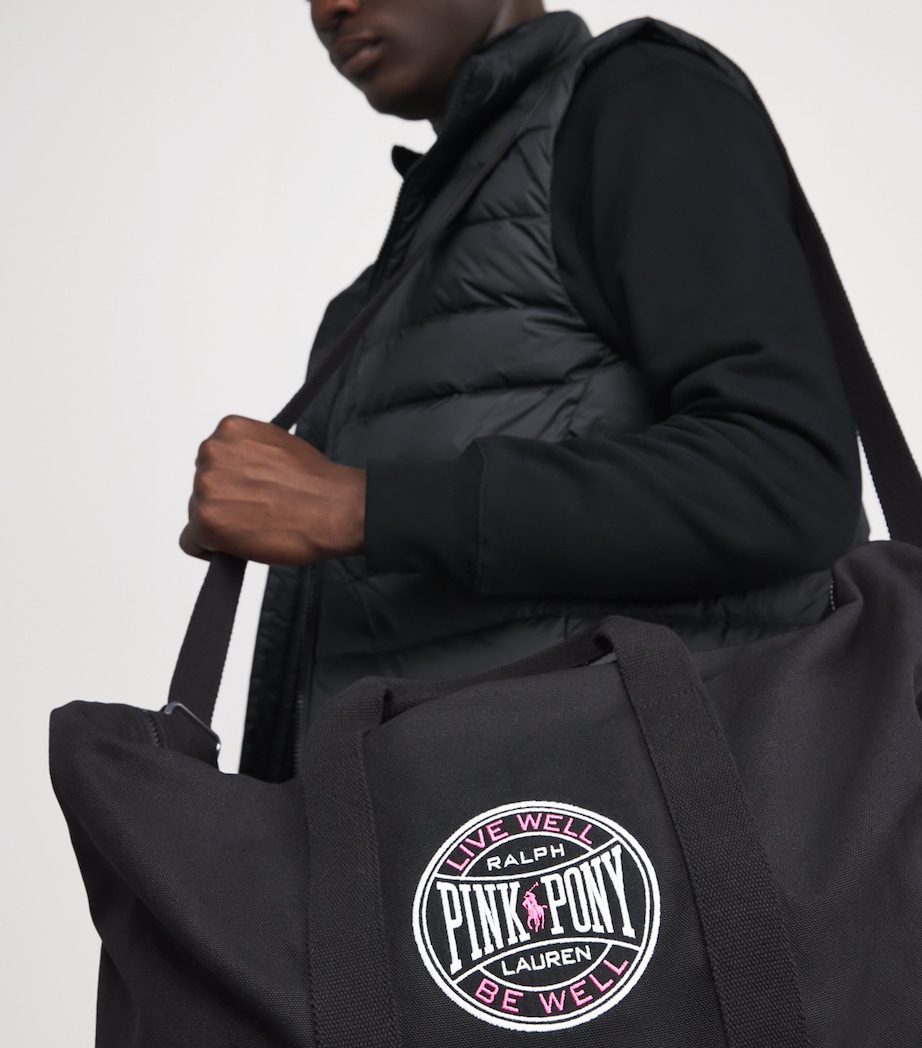 Cotton Pink Pony Duffle Bag BLACK Image 5
