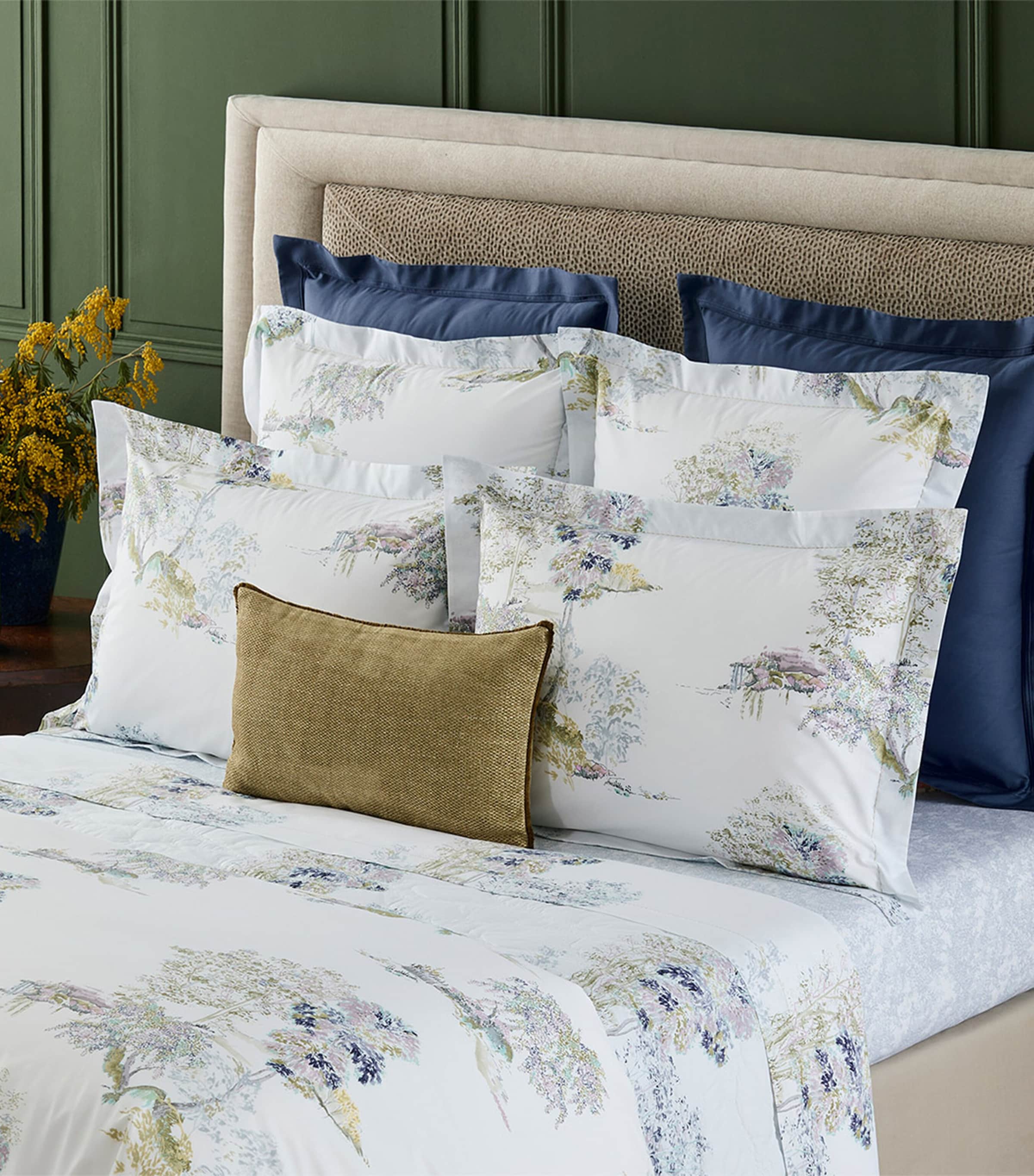 Yves Delorme Cotton Lande Super King Duvet Cover (260cm x 220cm) Image 3