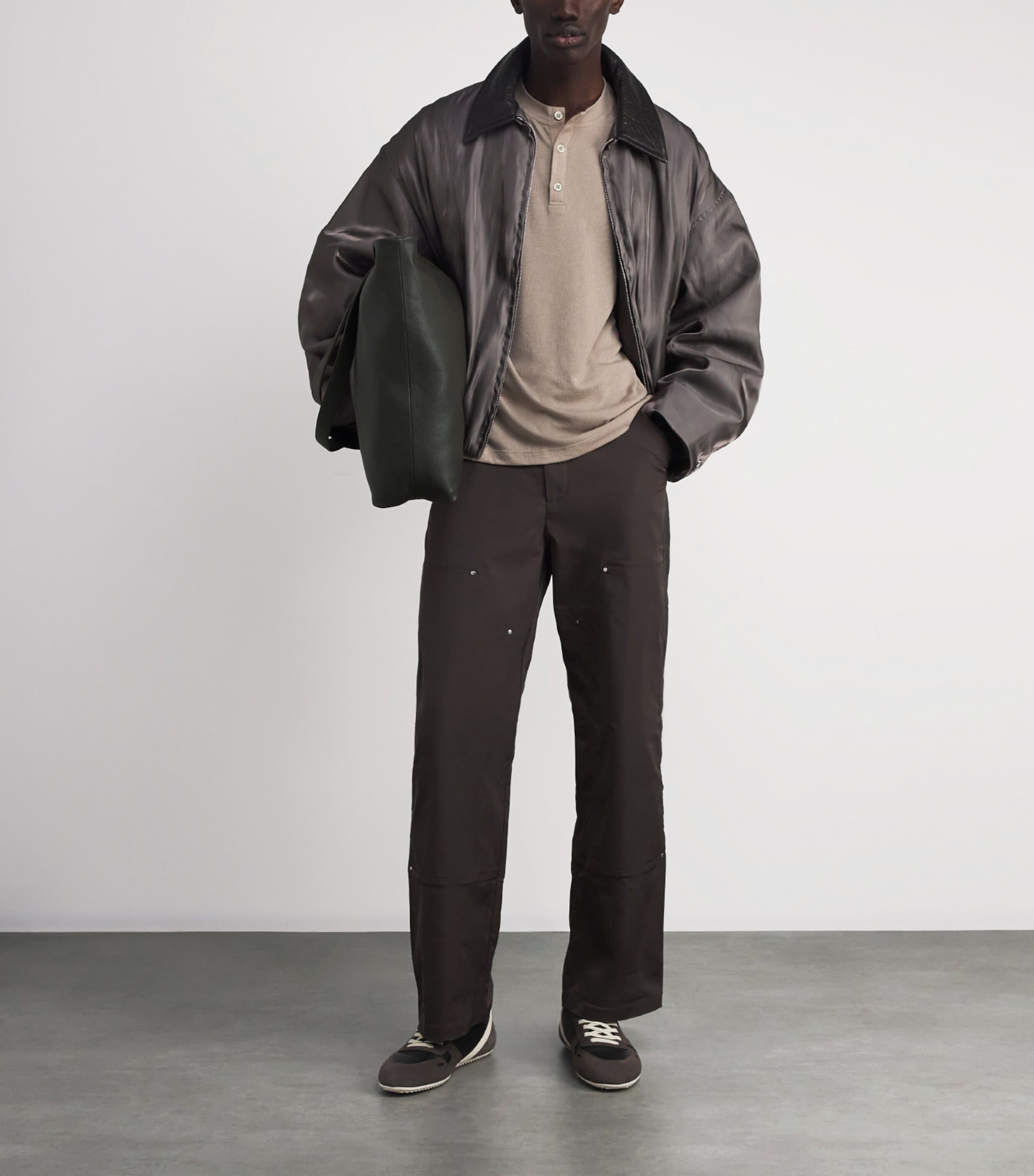 Platinum Bomber Jacket GREY 200 Image 2