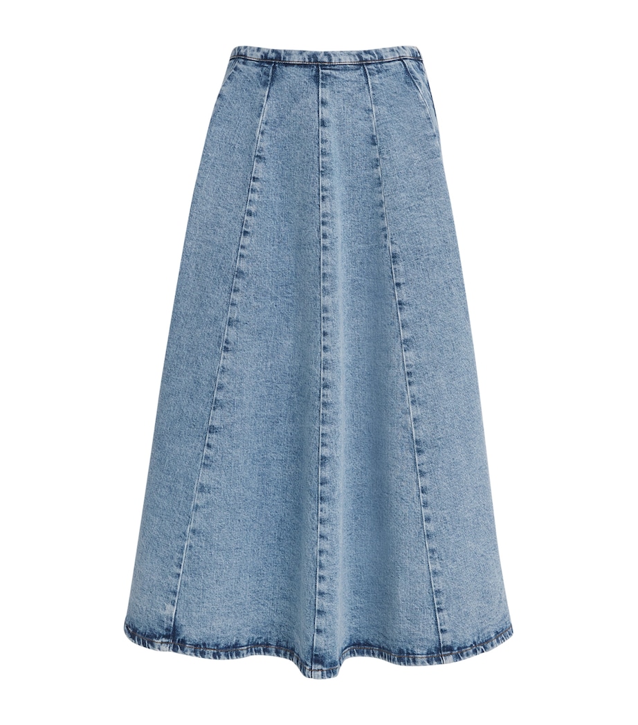 Fabiana Filippi Womens Denim Midi Skirt Image 1