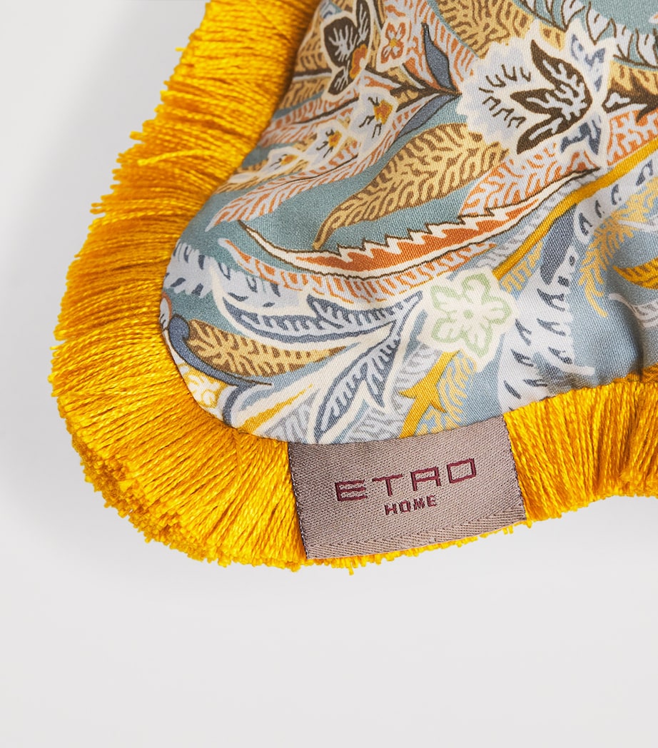 Etro Caladium Cushion (60cm x 60cm) Print Pale Blue Base Image 2