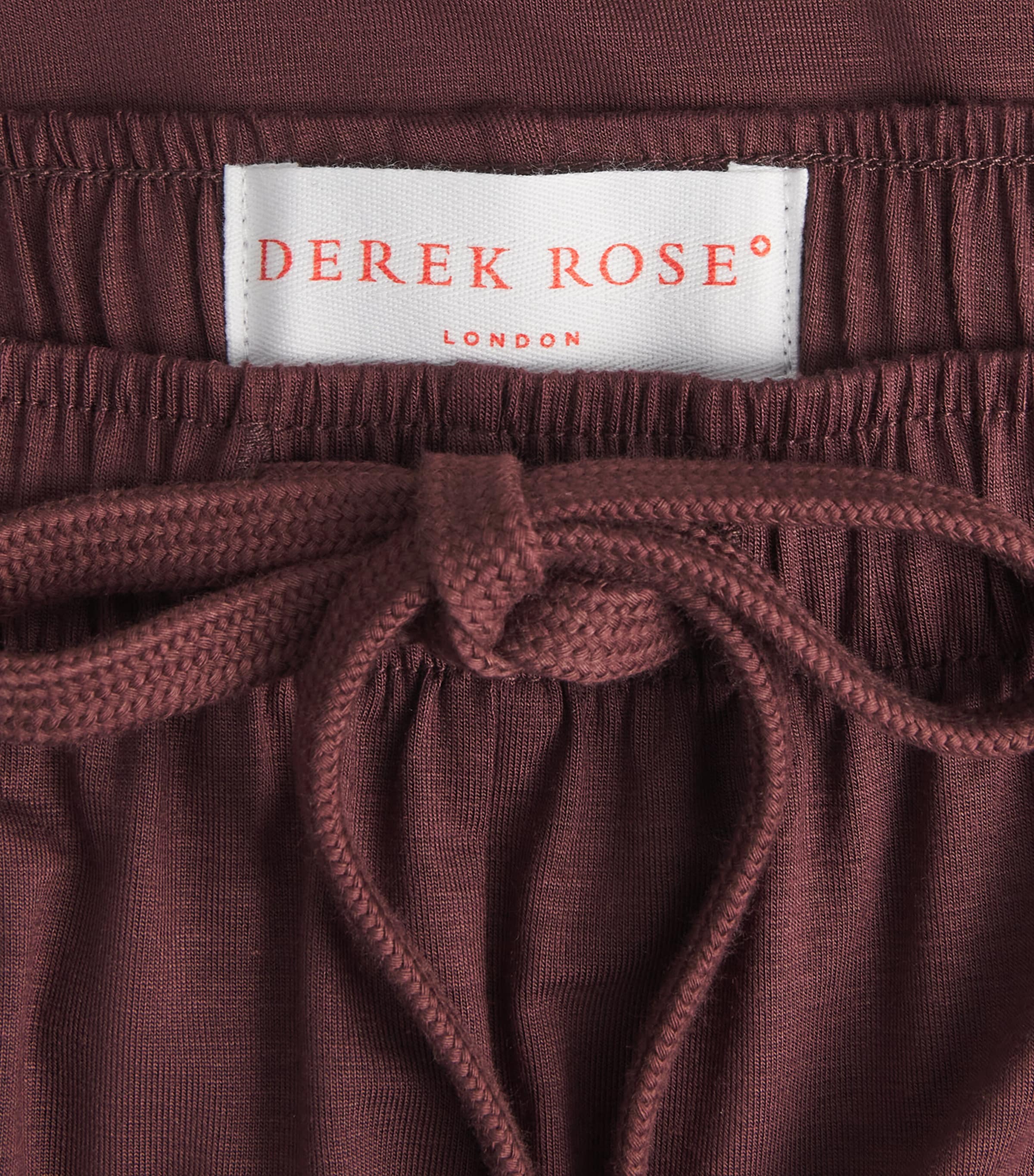 Derek Rose Mens Basel Lounge Trousers Bro Image 6