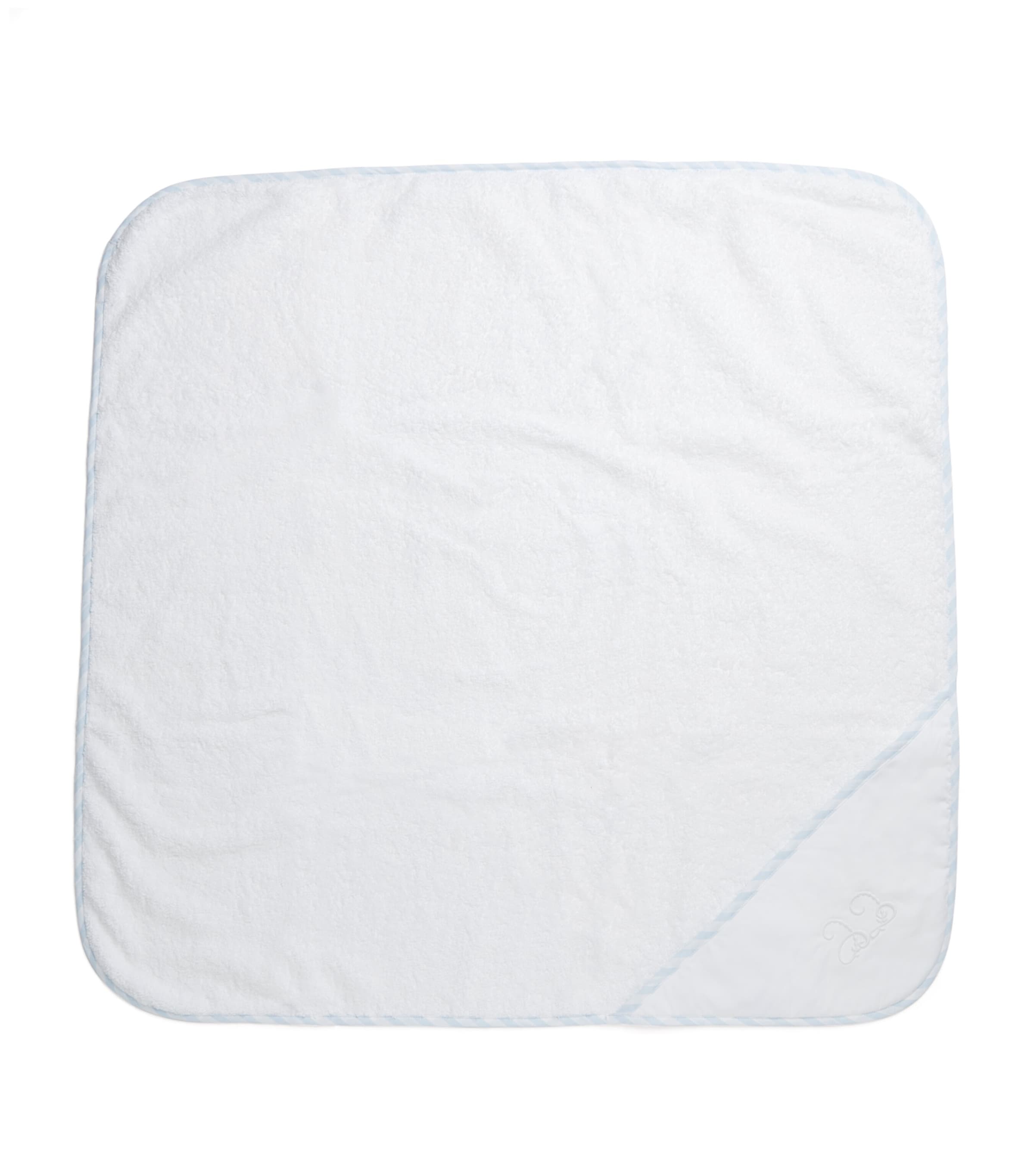 Cotton Hooded Towel BLUE Image 1