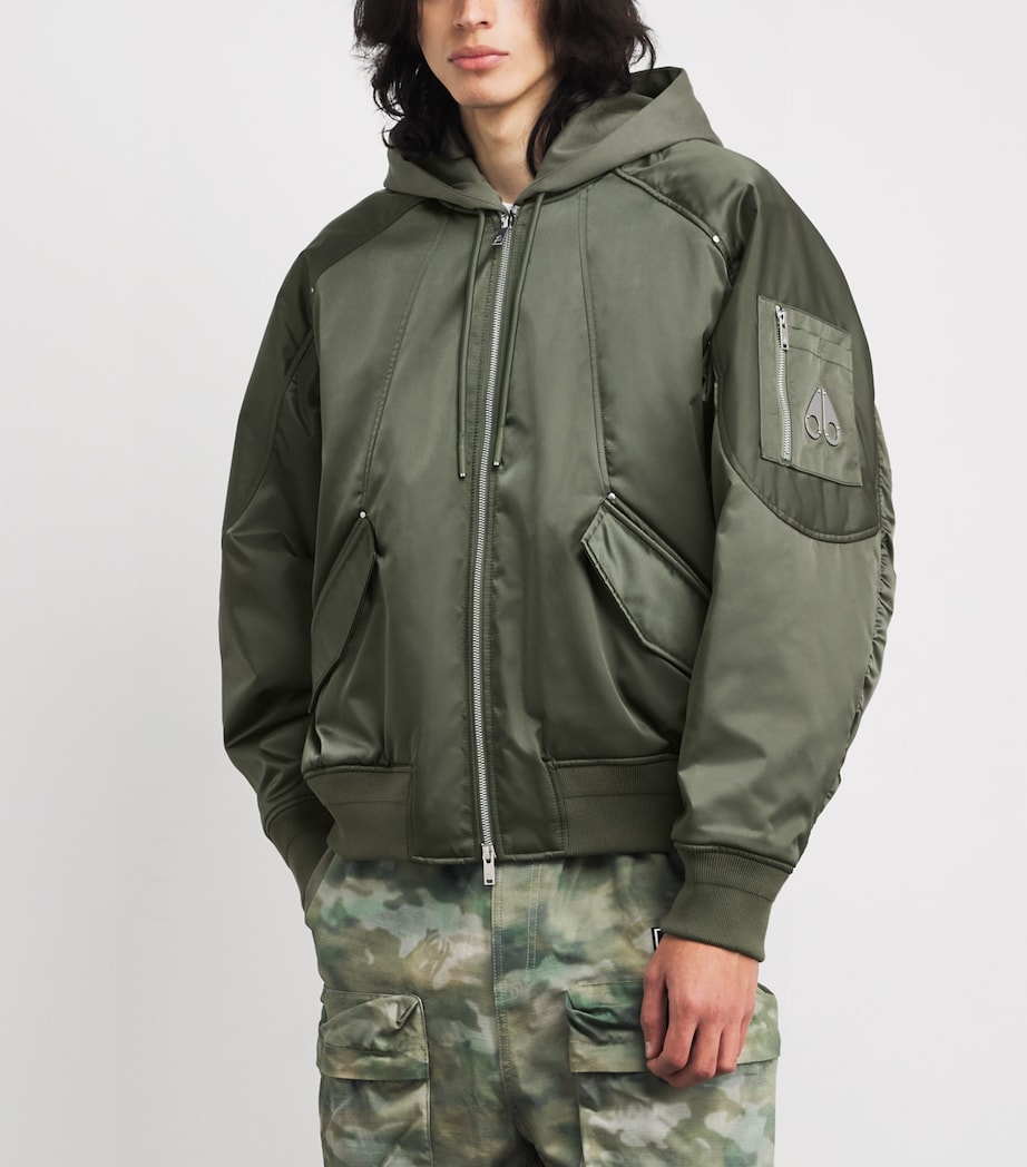 Detachable Membrane Bomber Jacket 1883 ARTICHOKE Image 3