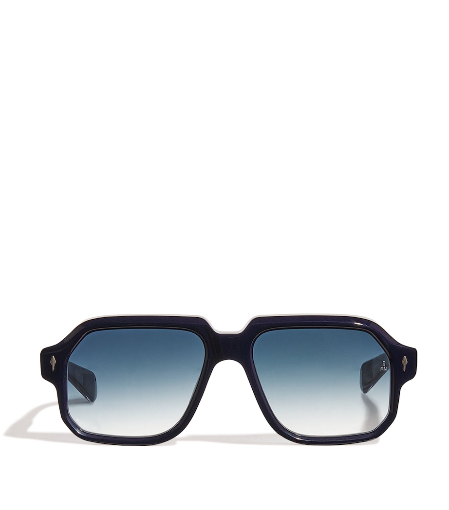 Challenger Square-Frame Sunglasses 11K-REGAL Image 1
