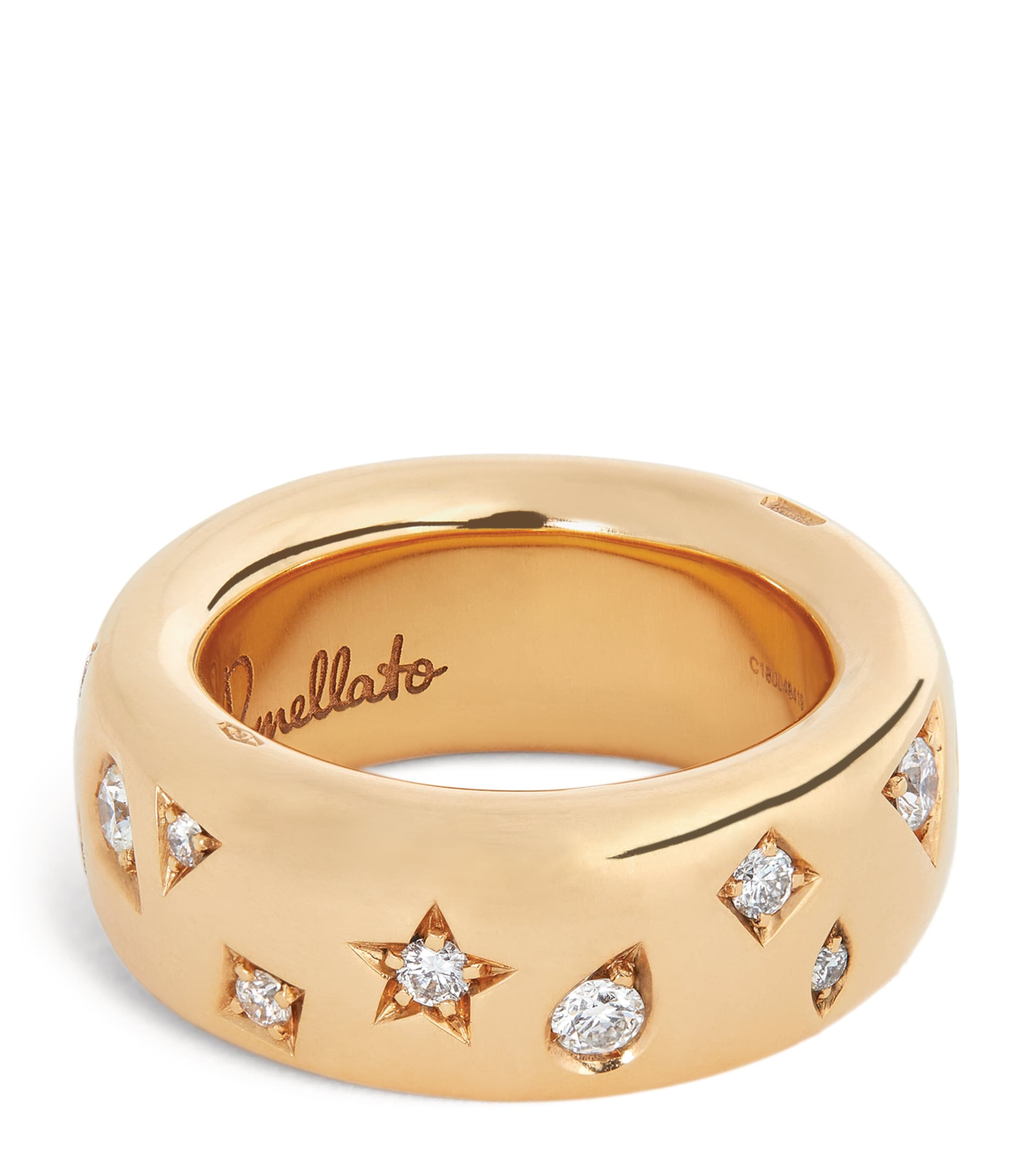 Pomellato Rose Gold And Diamond Iconica Ring In White